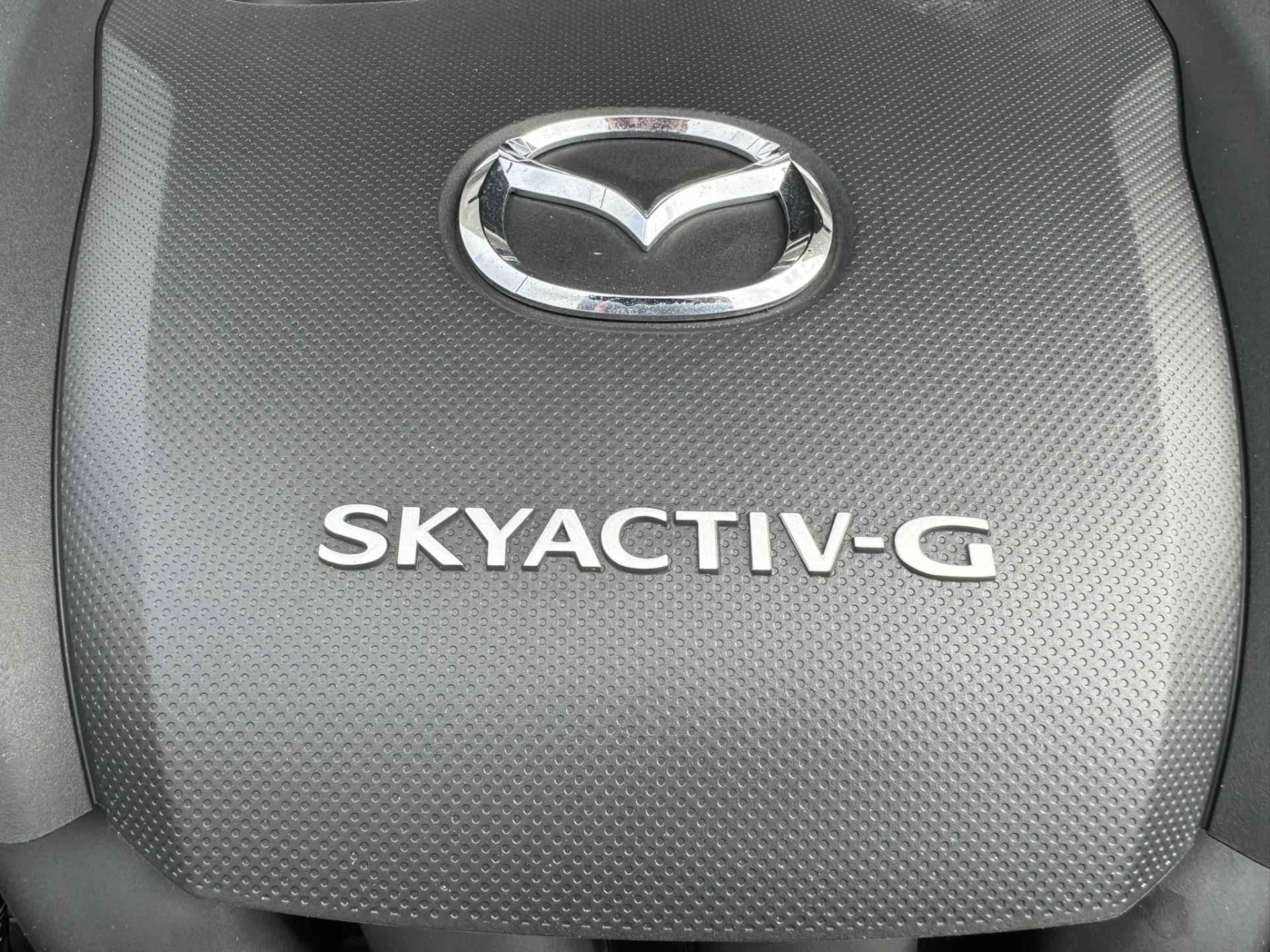 Mazda 3 2.0 e-SkyActiv-G M Hybrid 122 Luxury Carplay Camera Adaptive cruise Clima Navigatie - 53/59