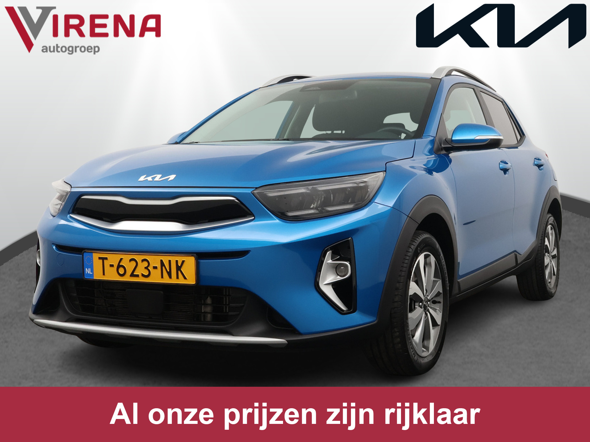 Kia Stonic 1.0 T-GDi MHEV DynamicPlusLine - Led - Navigatie - Cruise Control - Climate Control - Apple/Android Carplay - Fabrieksgarantie Tot 2030