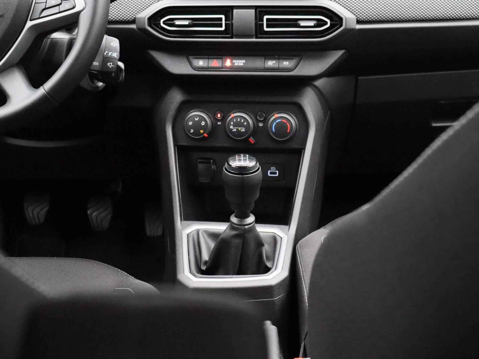 Dacia Sandero 1.0 - 90PK TCe Expression | Navigatie | Airco | Parkeersensoren | Apple Carplay/Android Auto | Cruise Control | Licht & Regen Sensor | LED Lampen | - 10/30