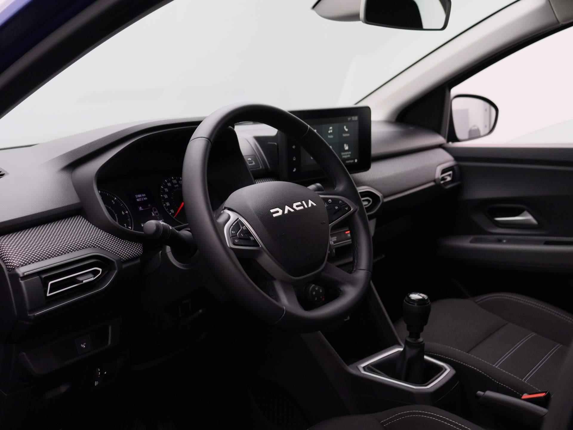 Dacia Sandero 1.0 - 90PK TCe Expression | Navigatie | Airco | Parkeersensoren | Apple Carplay/Android Auto | Cruise Control | Licht & Regen Sensor | LED Lampen | - 25/30