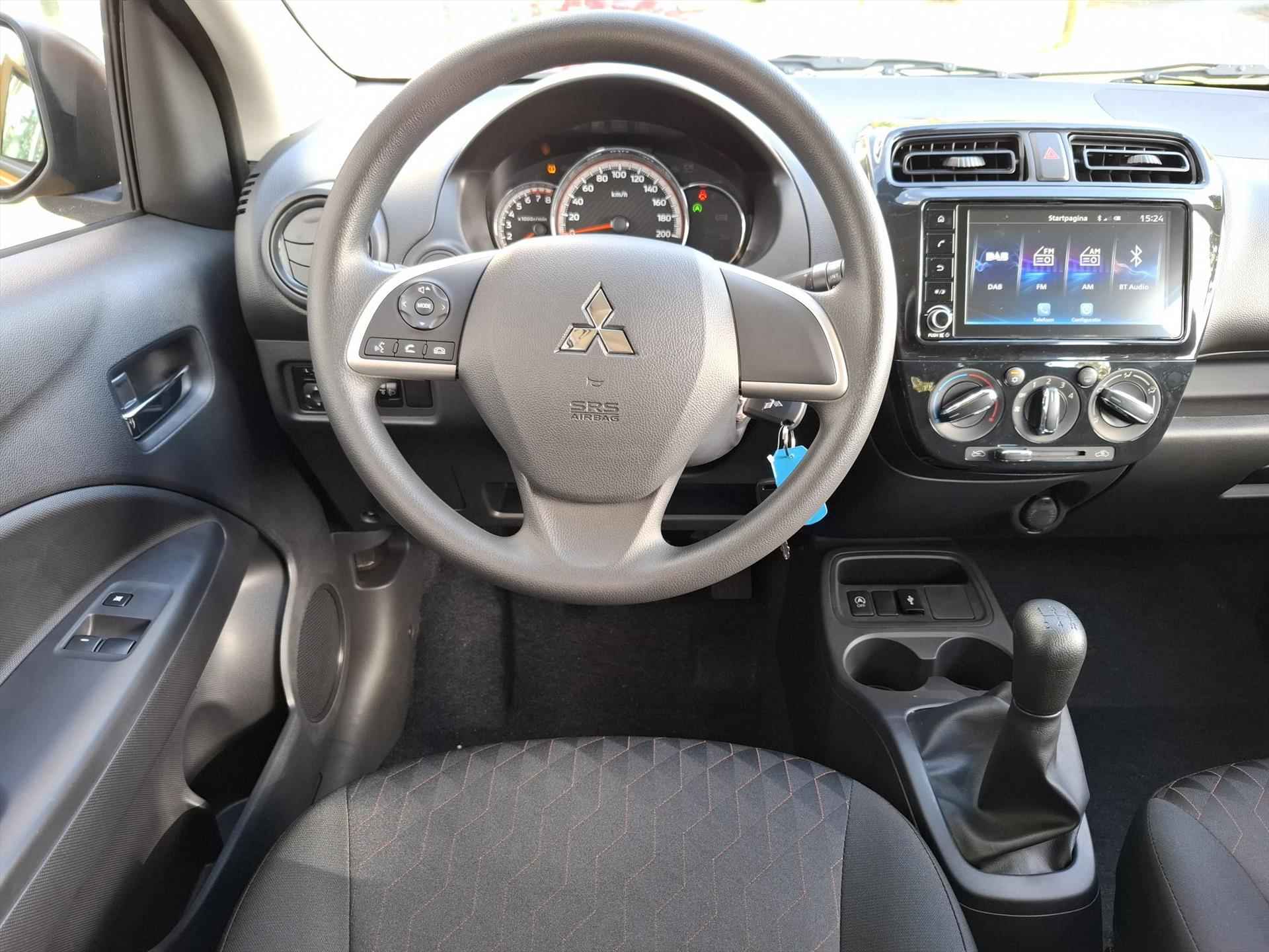 Mitsubishi Space Star 1.2 71pk Active | NIEUW | Apple Car Play | Android Auto - 5/25