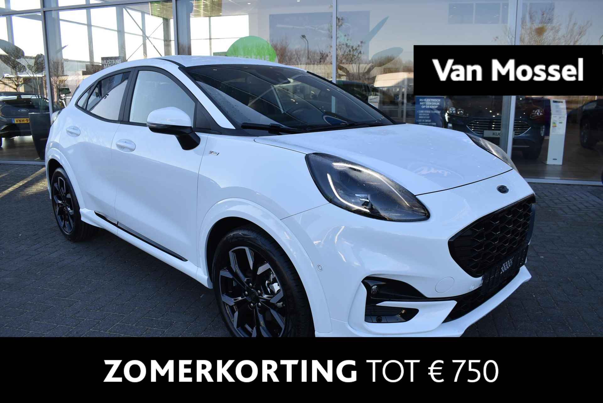 Ford Puma 1.0 EcoBoost Hybrid ST-Line X | DIRECT LEVERBAAR | Driver Assistance Pack | Camera | Winterpack | Frozen White - 1/24