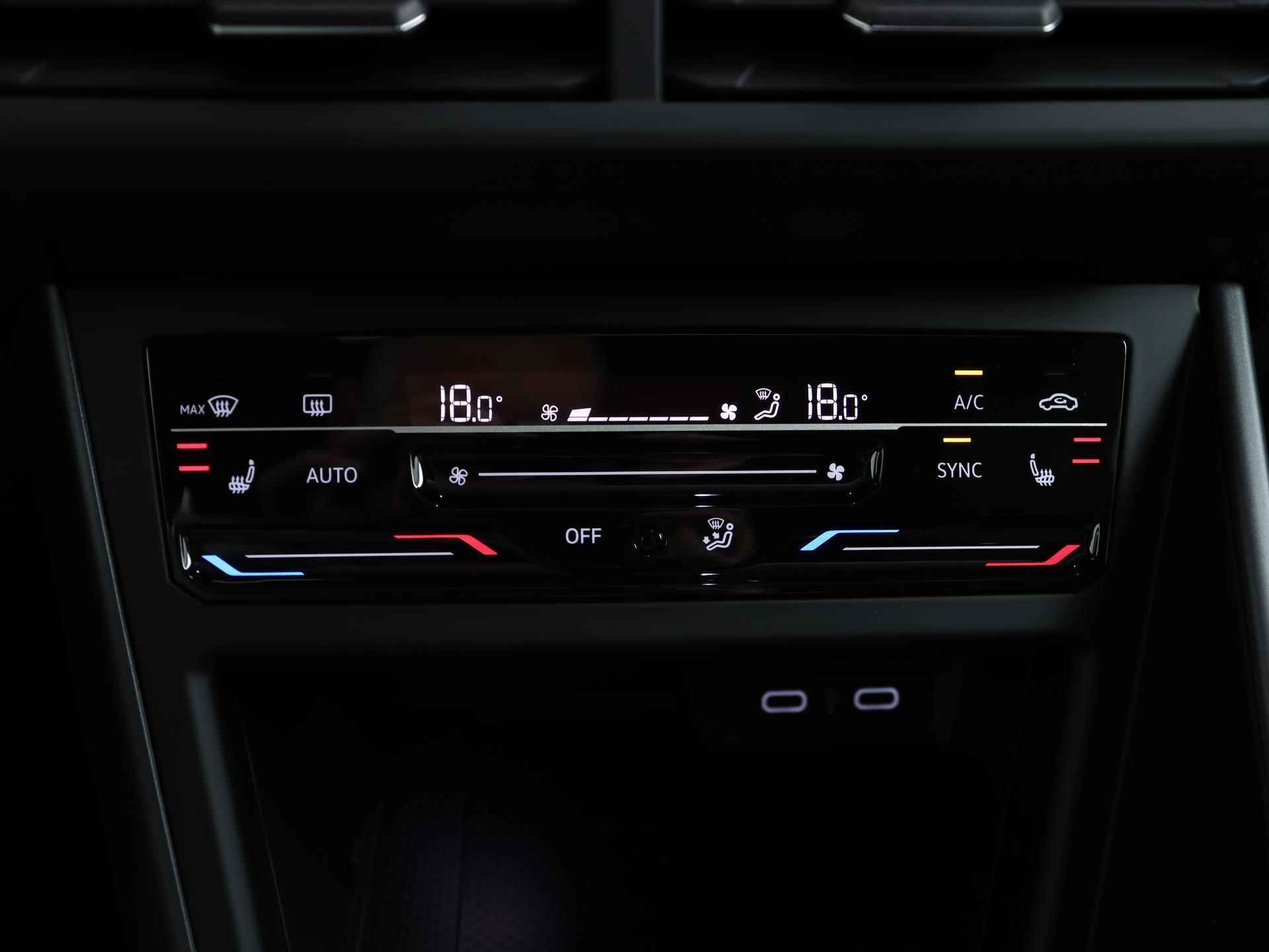 Volkswagen Taigo 1.5 TSI 150PK R-Line Business DSG | Pano.Dak | IQ.Light | Navi | Camera | Keyless | Adaptive Cruise | Stoelverwarming | Apple CarPlay | 18" LM 'Misano' | Getint Glas | - 47/53