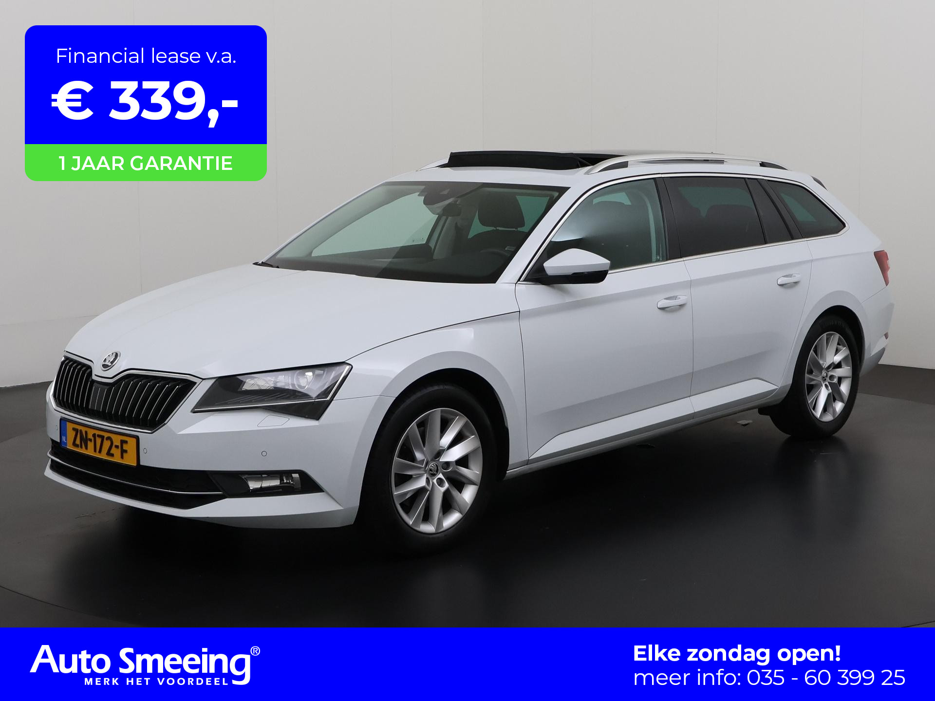 Skoda Superb Combi 1.5 TSI ACT Ambition DSG | Panoramadak | Trekhaak | Zondag Open!