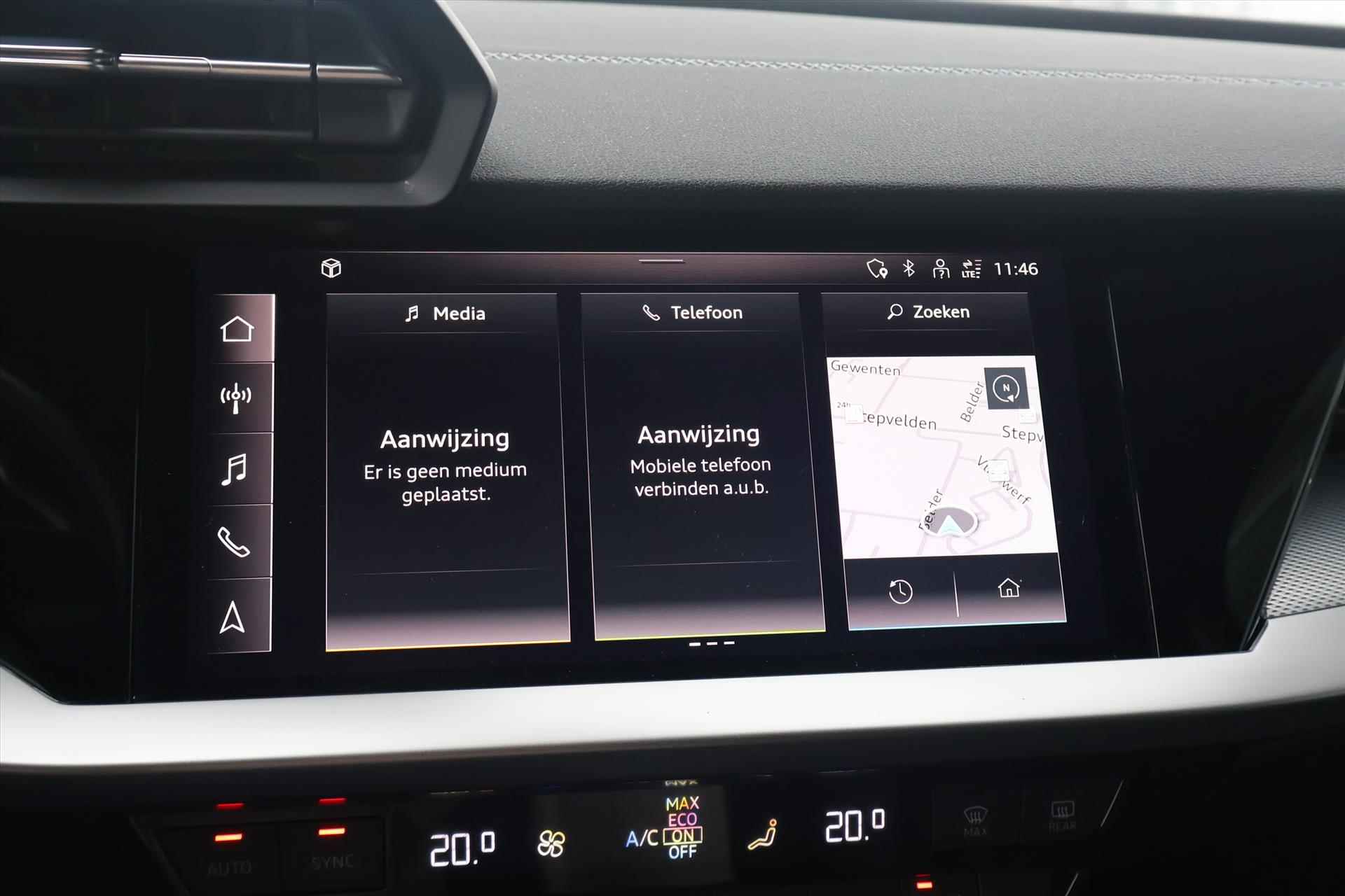 Audi A3 Sportback 35 TFSI S-Line 150pk | Carplay | DAB | Virtual | Rijstrooksensor | 1e Eigenaar - 34/47