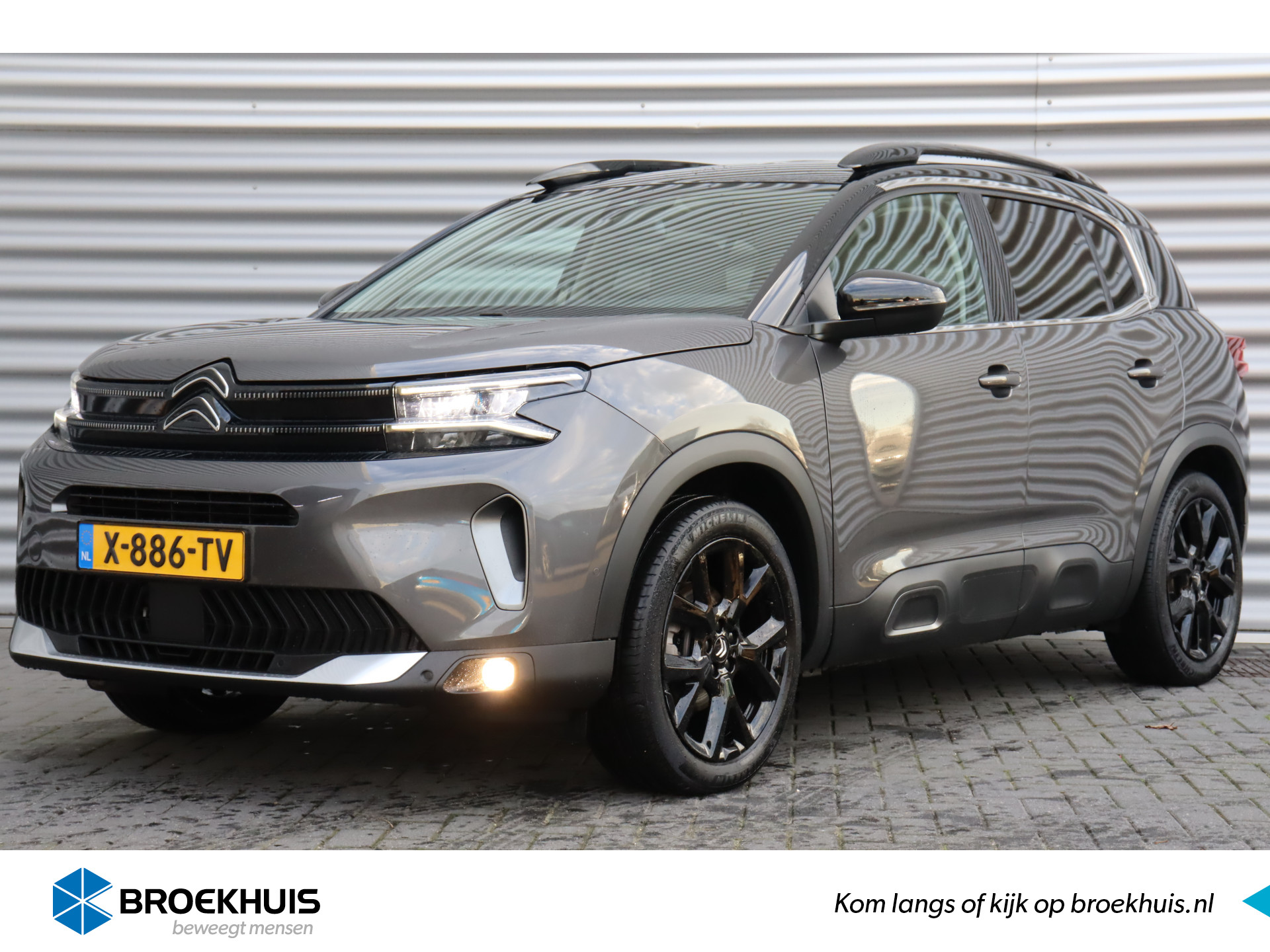 Citroën C5 Aircross 1.2 HYBRID 136PK Ë-SERIES AUTOMAAT / NAVI / LEDER / CLIMA / LED / PDC / 19" LMV / ALCANTARA / CAMERA / WINTERPAKKET / ADAPT. CRU