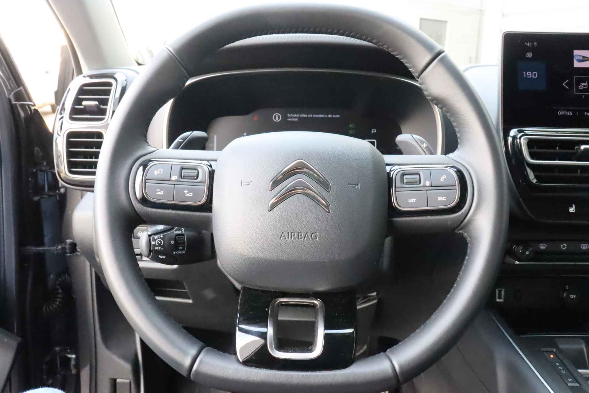 Citroën C5 Aircross 1.2 HYBRID 136PK Ë-SERIES AUTOMAAT / NAVI / LEDER / CLIMA / LED / PDC / 19" LMV / ALCANTARA / CAMERA / WINTERPAKKET / ADAPT. CRU - 31/41