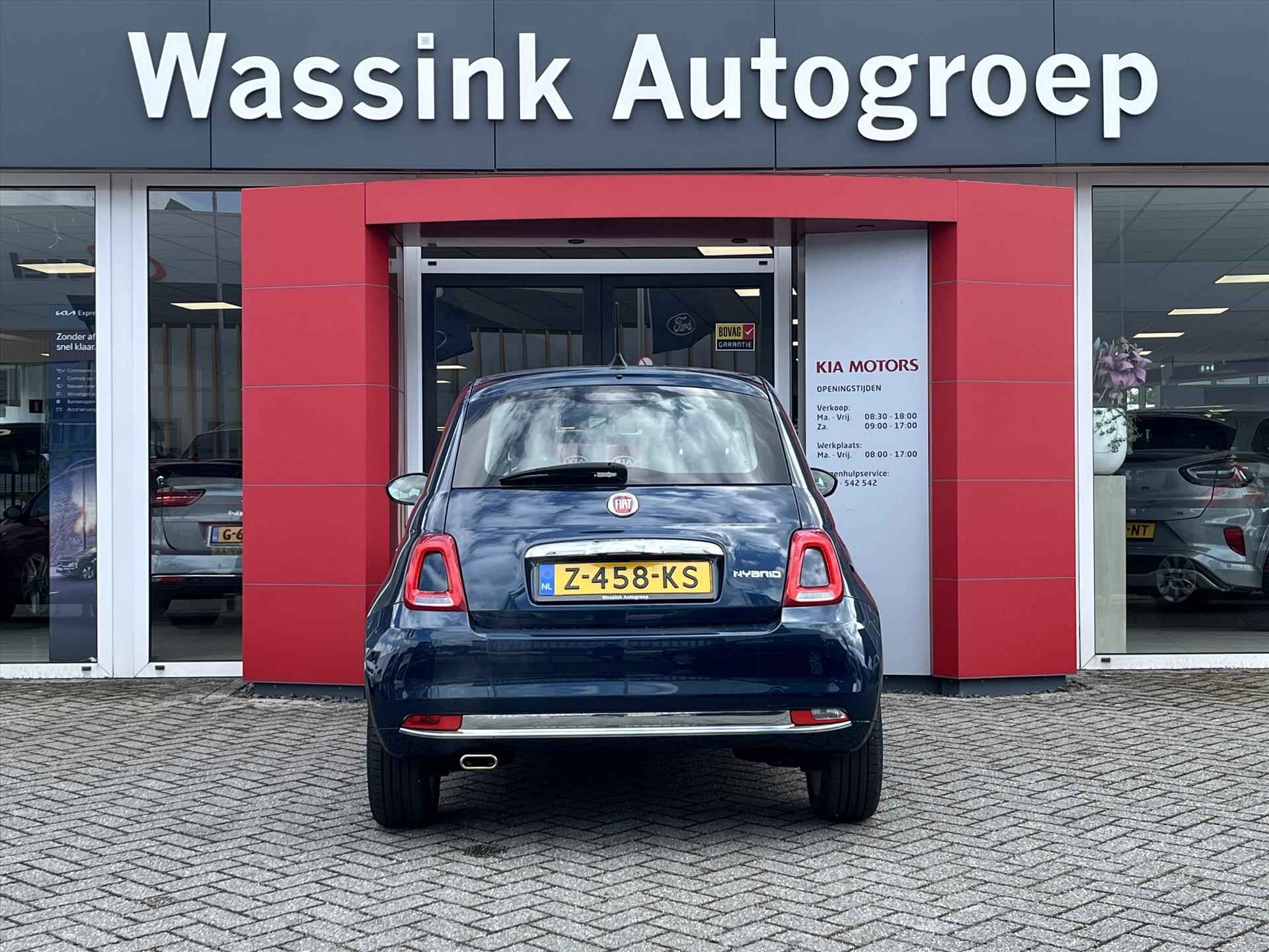 FIAT 500 1.0 70pk Hybrid eco Dolcevita | Climatronic | Apple carplay | Panoramadak | Lederen bekleding | - 13/26