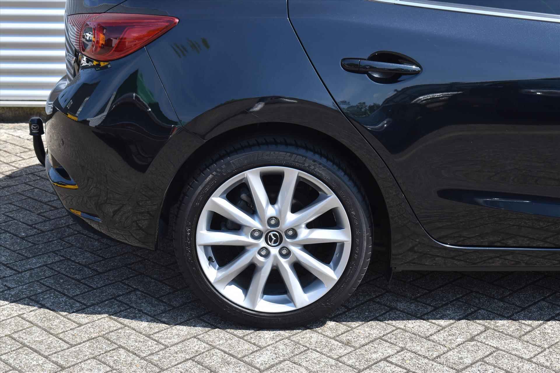 Mazda 3 Hatchback Skyactiv-G 120pk GT-M Automaat | 1e eig. | 100% dealeronderhouden | Adaptive cruise control | Trekhaak | Leer | Incl. BOVAG garantie etc.. - 19/25