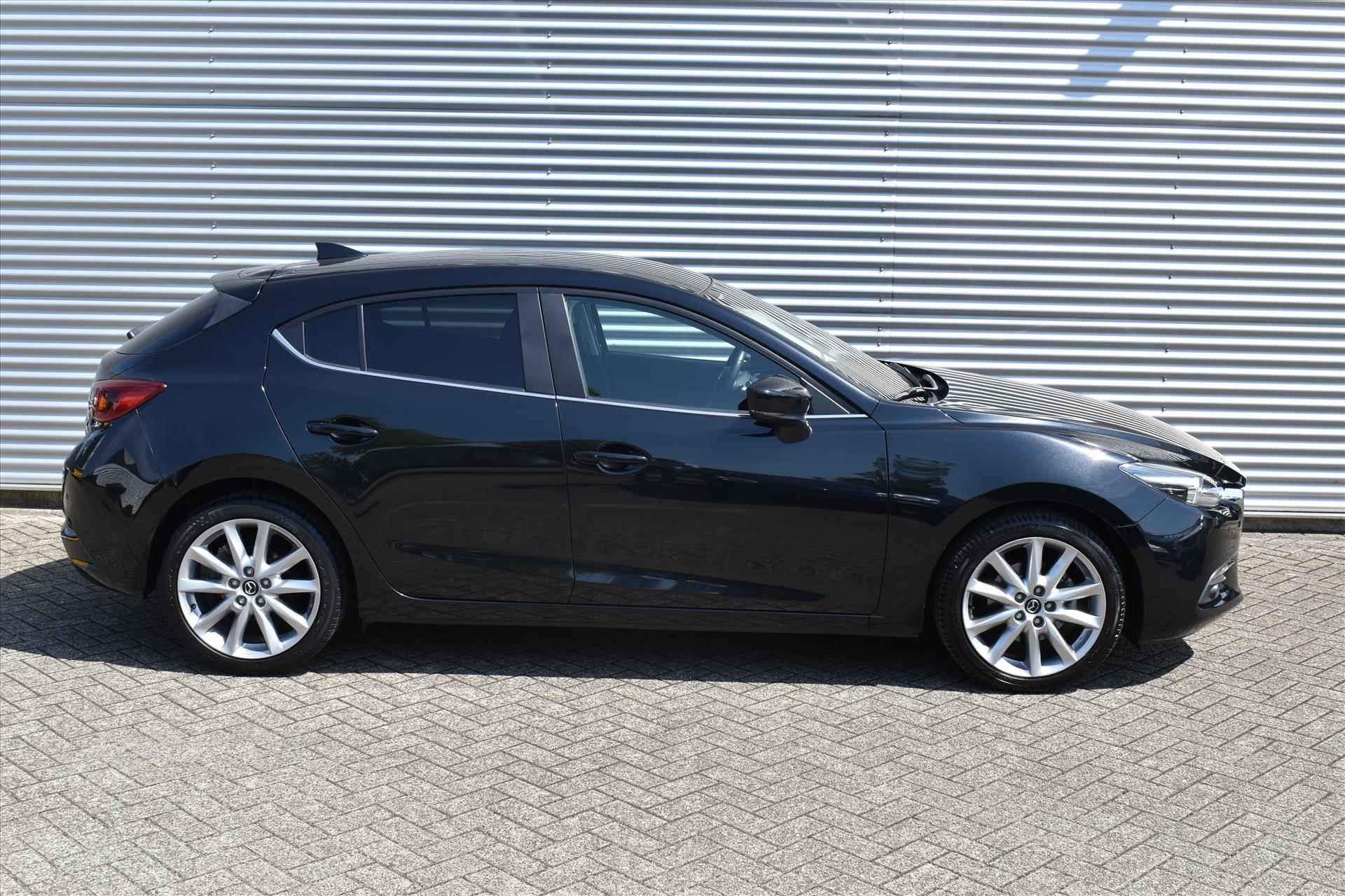 Mazda 3 Hatchback Skyactiv-G 120pk GT-M Automaat | 1e eig. | 100% dealeronderhouden | Adaptive cruise control | Trekhaak | Leer | Incl. BOVAG garantie etc.. - 23/25