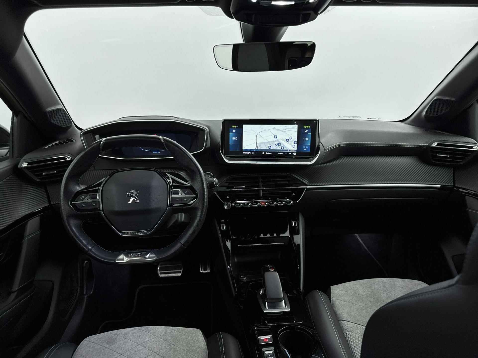 Peugeot e-208 EV GT Pack 50 kWh 136 pk | Stoelverwarming | Navigatie | Achteruitrijcamera | Adaptieve cruise control | All season - 11/36