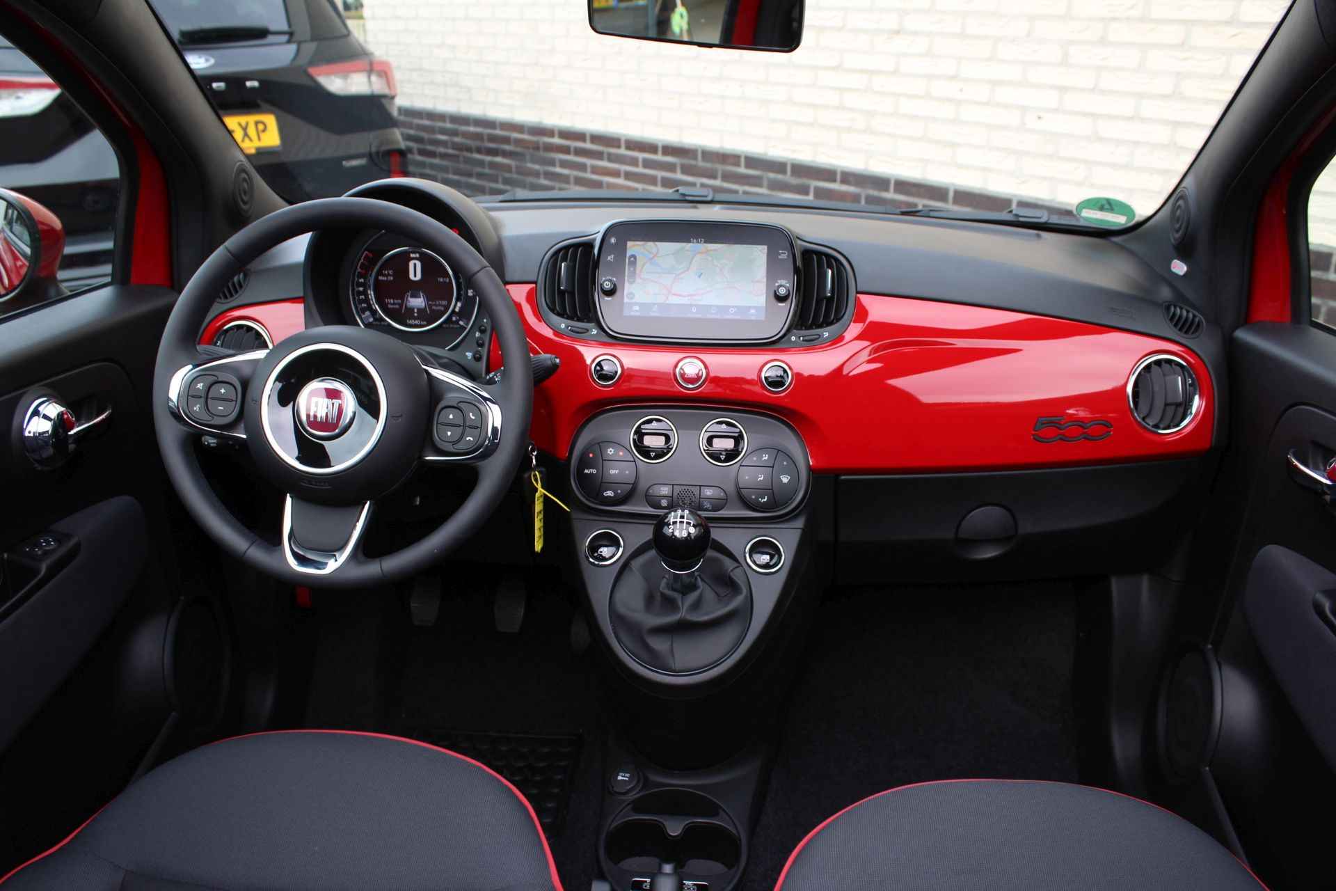 Fiat 500C 1.0 Hybrid RED | Uniek! | Navigatie | Beats Audio | Cruise - 5/30