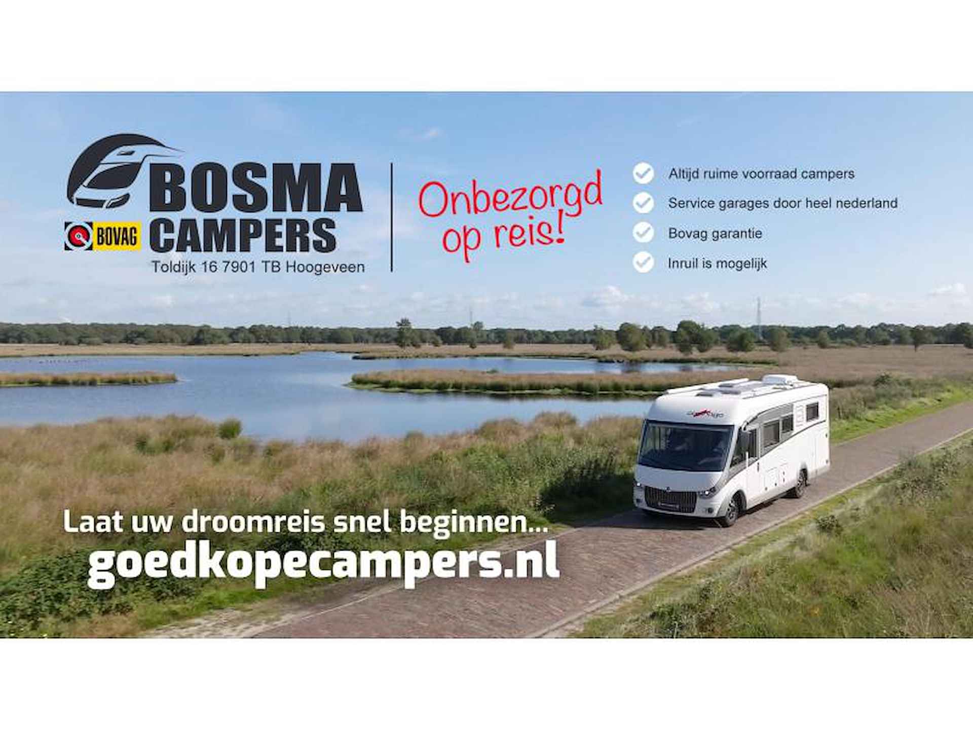 Pössl Roadcruiser 640 Enkele Bedden Airco 2019 - 21/21