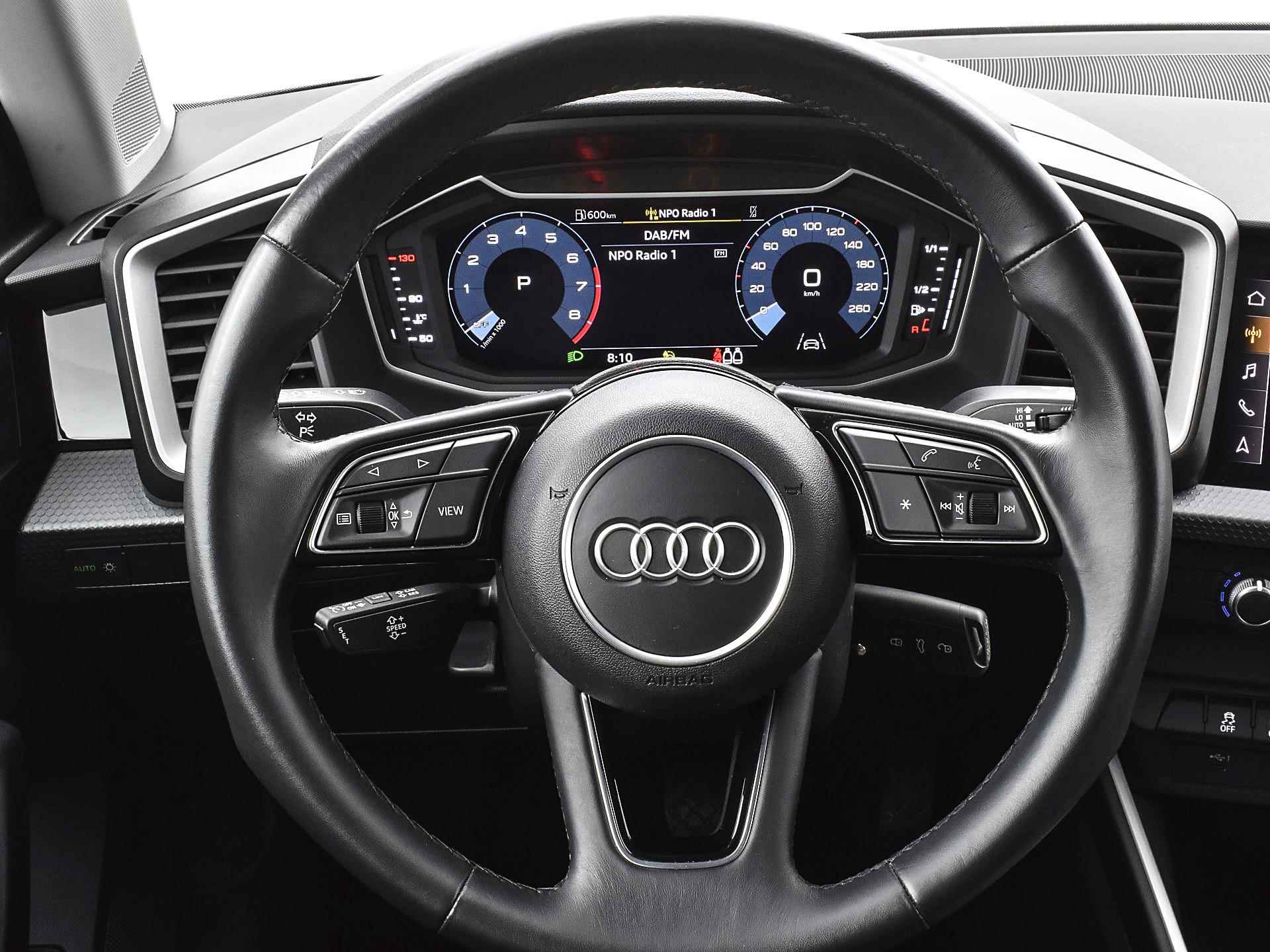 Audi A1 Sportback 25 Tfsi 95pk S-Tronic Advanced edition | Airco | Cruise Control | P-Sensoren | DAB | Smartphone Interface | Spraakherkenning | Getint Glas | 17'' Inch | Garantie t/m 09-05-2026 of 100.000km - 19/31