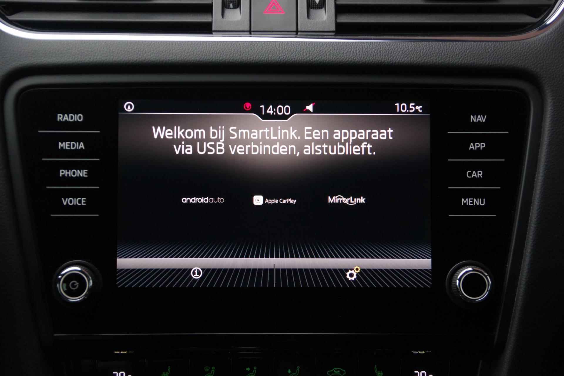 Skoda Octavia Combi 1.6 TDI AUTOMAAT App-connect Trekhaak Navigatie Stoelverwarming - 20/33