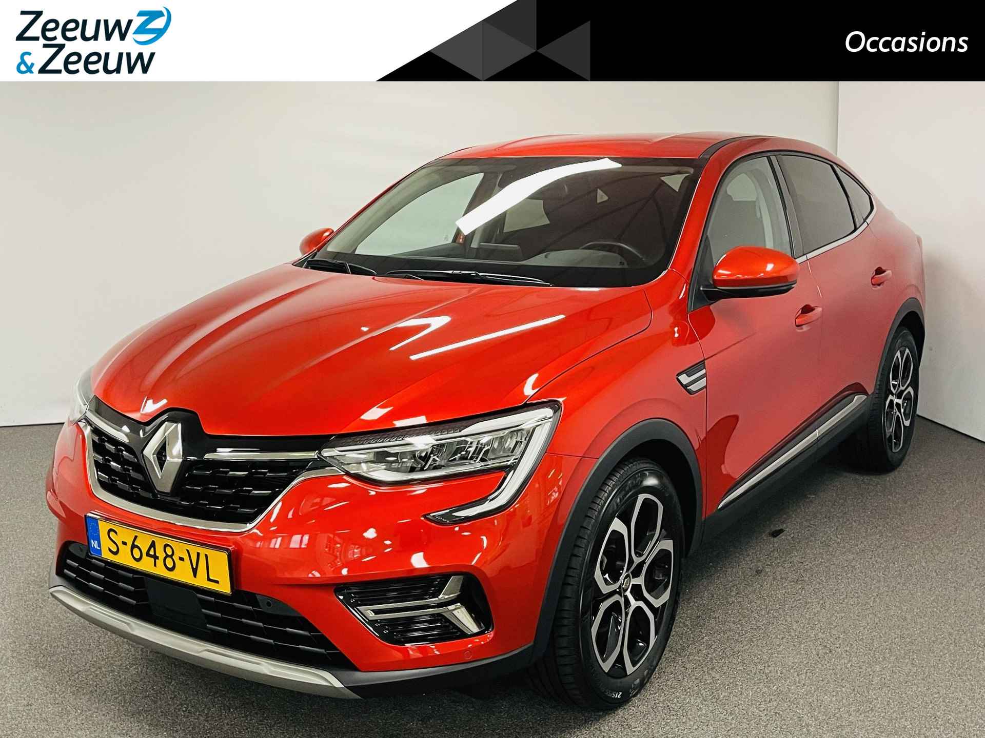 Renault Arkana 1.6 E-Tech hybrid 145 techno Automaat Airco Navi apple carplay android auto Adaptieve cruise controle  digitale dashboard climate controle hoge instap zeer mooie dealer onderhouden - 1/25