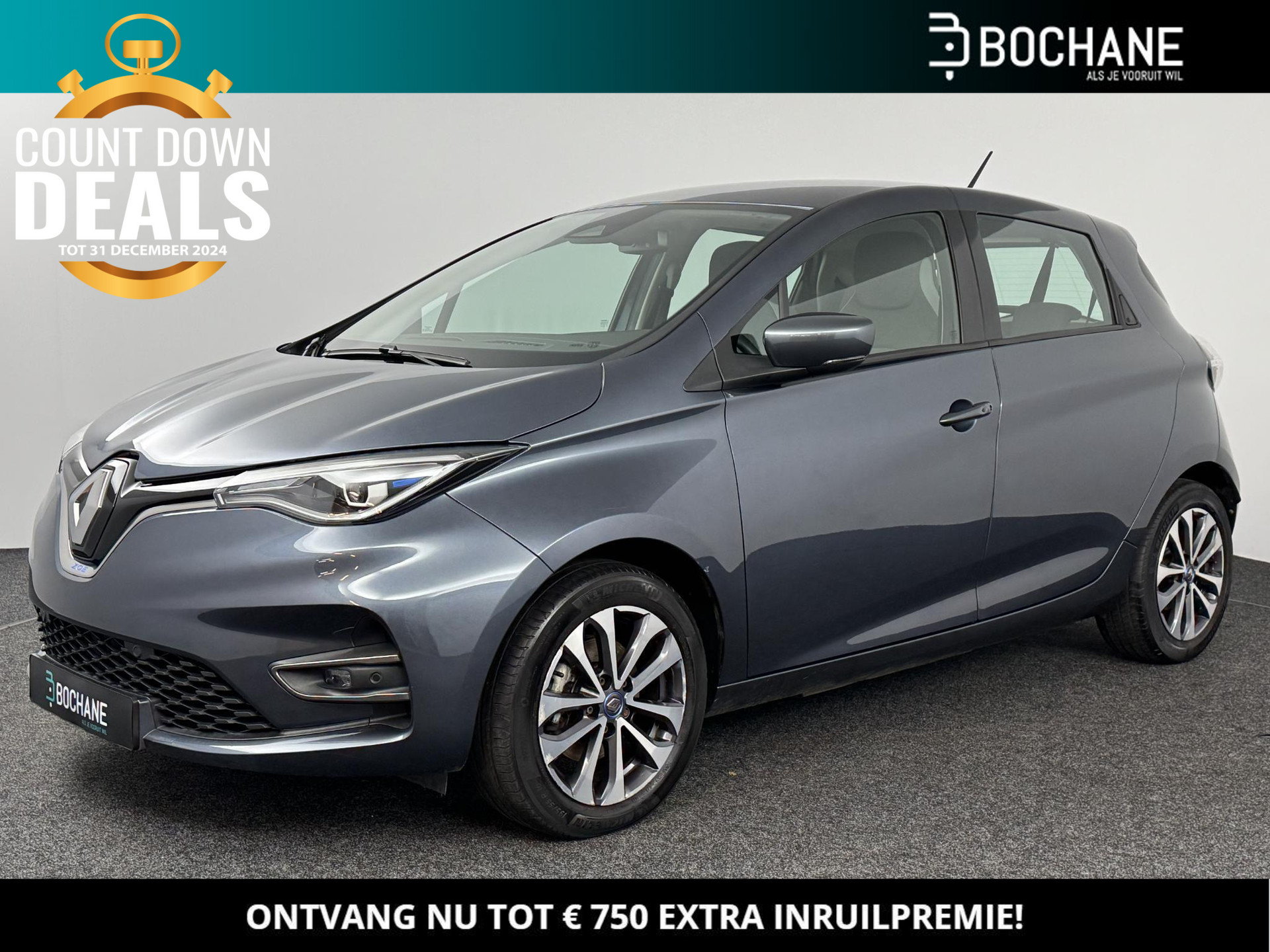 Renault ZOE R135 Zen 52 kWh (ex Accu) | 1e eigenaar + dealer onderhouden! | Parkeersensoren voor, achter en achteruitrijcamera | Warmtepomp | Apple Carplay/Android Auto