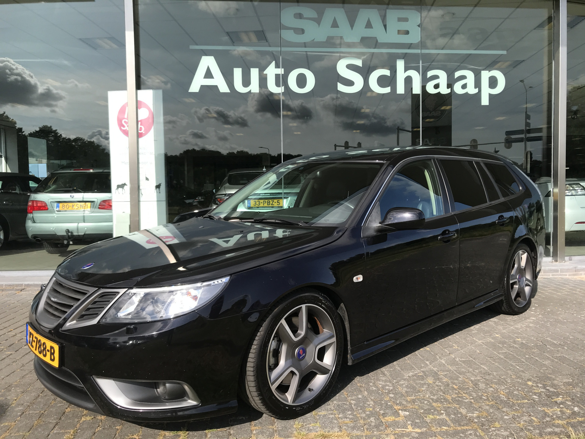 Saab 9-3 Estate 2.8 T V6 Turbo X Automaat | Rijklaar incl garantie | Donker glas Meesturende xenon Bose Navi