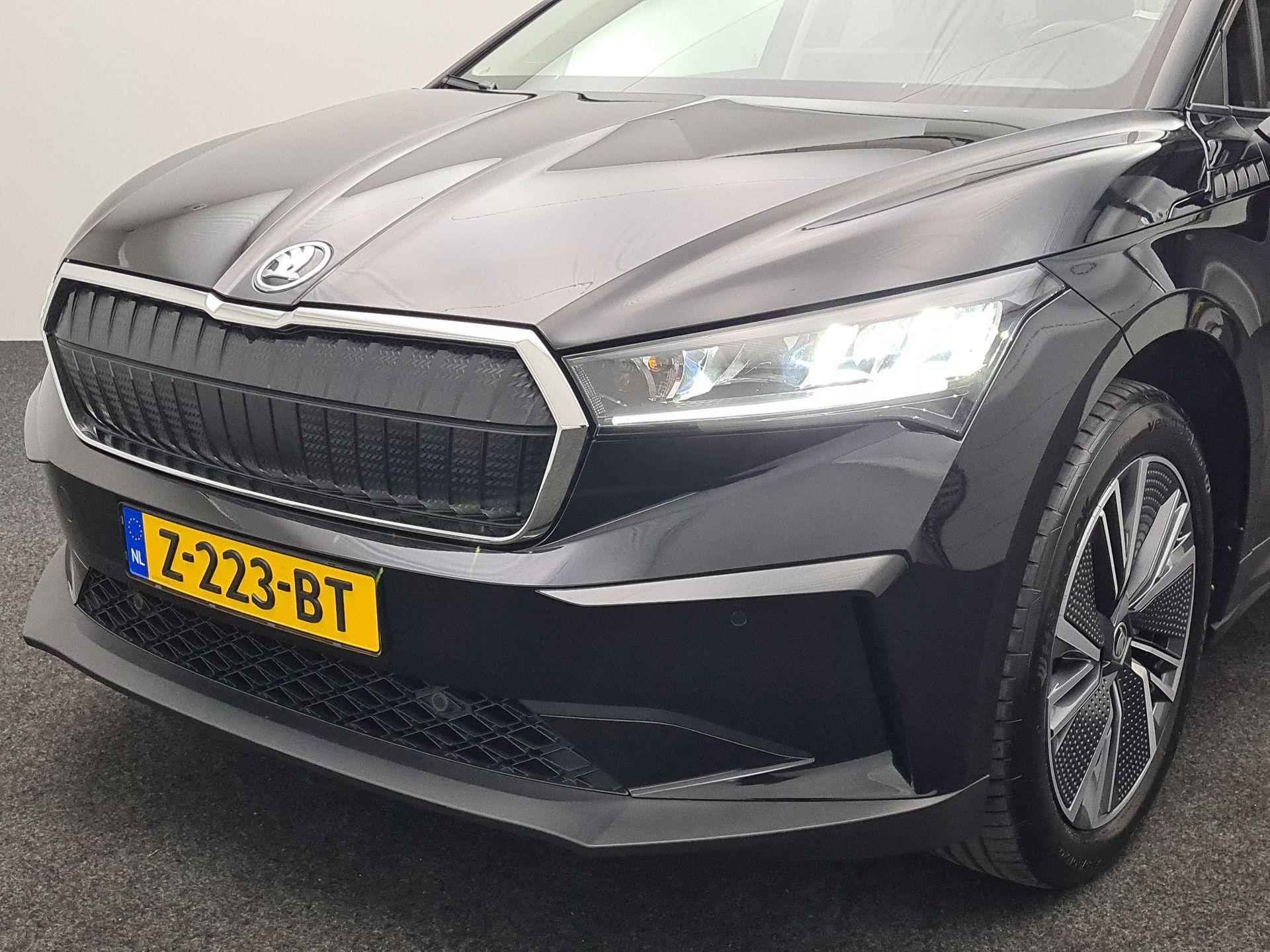 Skoda Enyaq 60 Selection 180pk Automaat Trekhaak, Adaptive cruise control, Lederen bekleding, Achteruitrijcamera, Navigatie, Stoelverwarming, Parkeersensoren, Stuurwiel verwarmd - 27/33