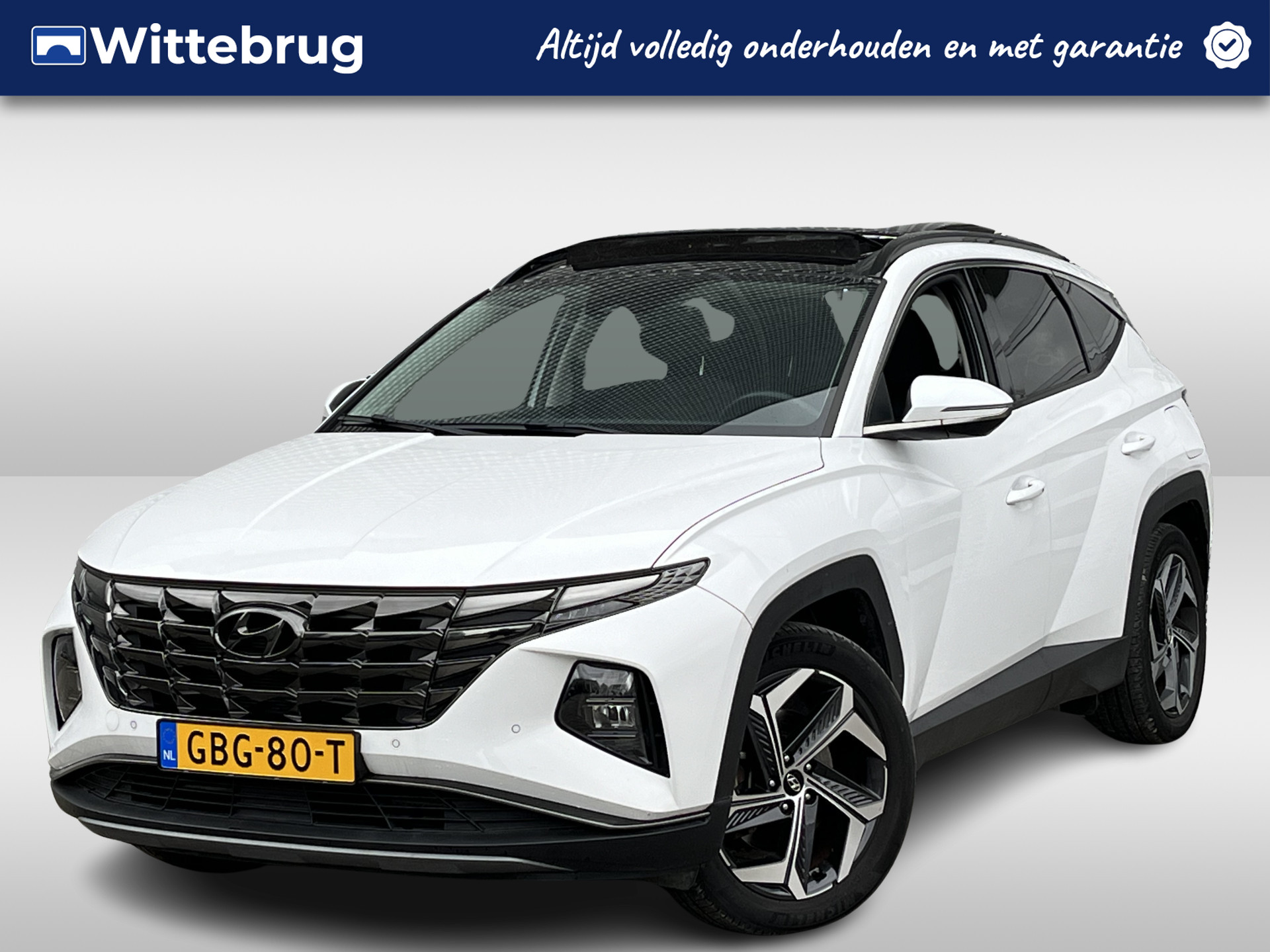 Hyundai Tucson 1.6 T-GDI PHEV Comfort Sky 4WD PANORAMADAK SCHUIF/KANTEL | NAVIGATIE | 19 INCH VELGEN