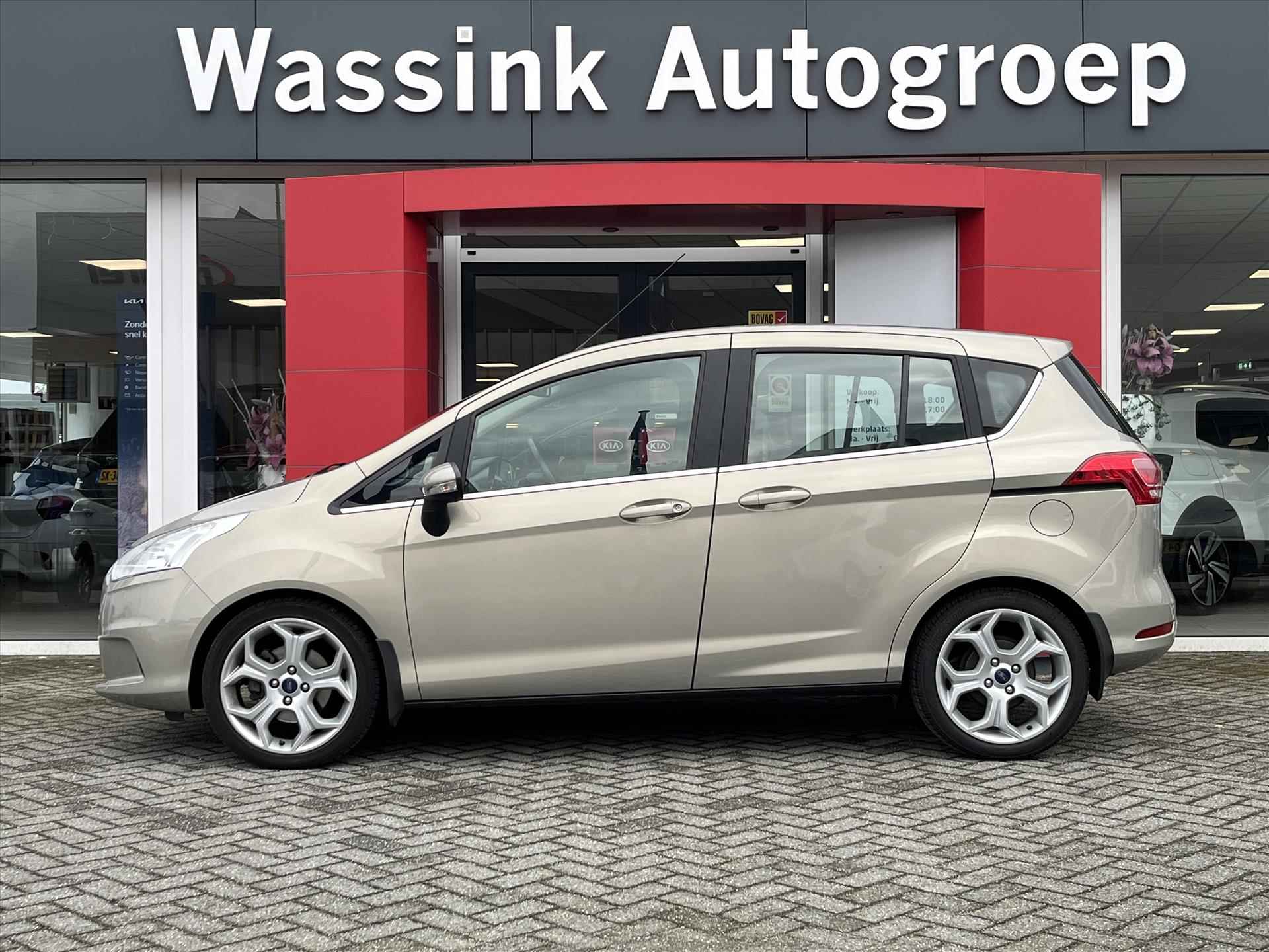 Ford B-Max 1.6 Ti-VCT 105PK Automaat Titanium | Climatronic | Verwarmbare half lederen stoelen | Parkeersensoren | 2 schuifdeuren | Volledig onderhouden | - 2/26