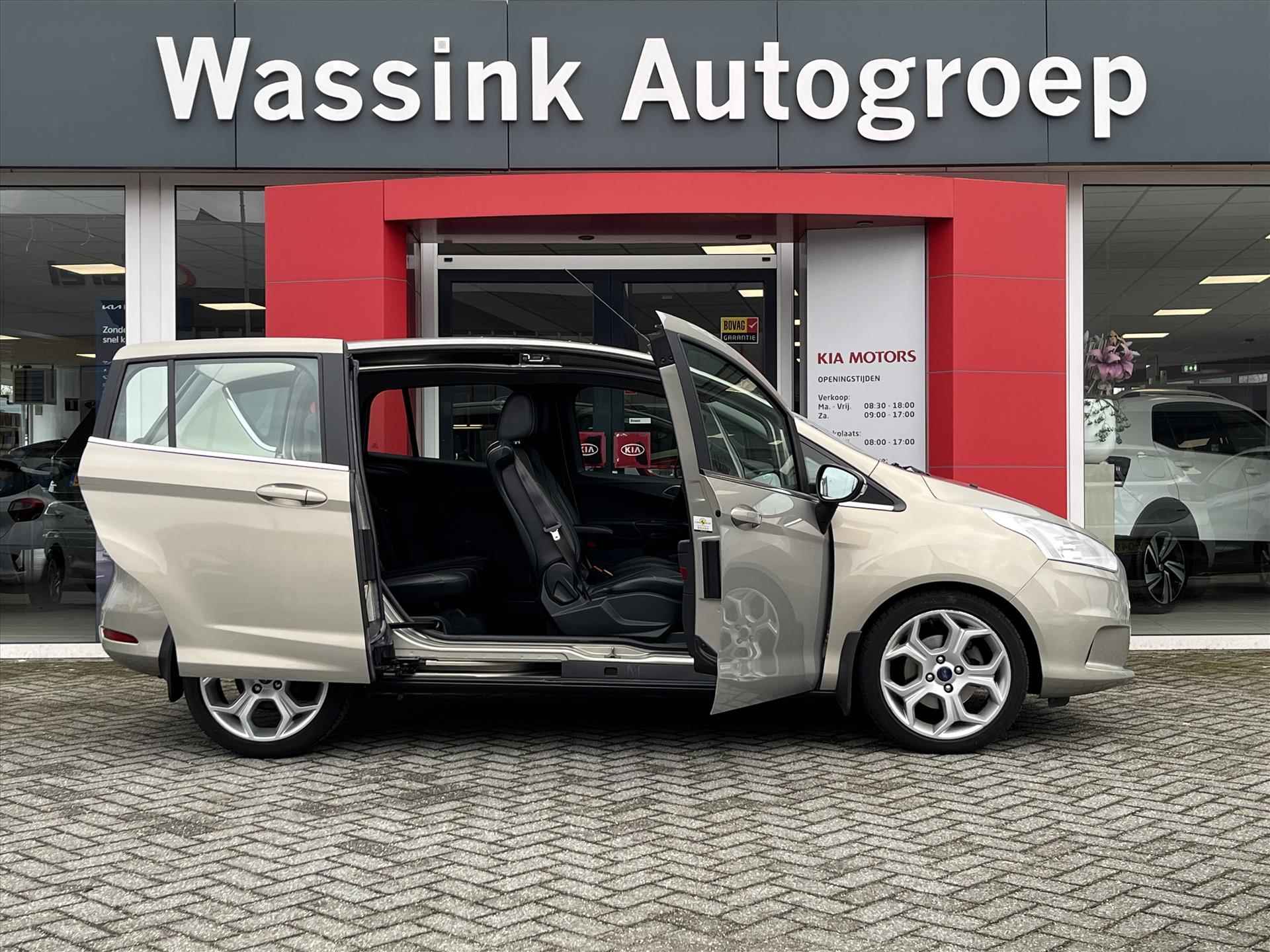 Ford B-Max 1.6 Ti-VCT 105PK Automaat Titanium | Climatronic | Verwarmbare half lederen stoelen | Parkeersensoren | 2 schuifdeuren | Volledig onderhouden | - 10/26