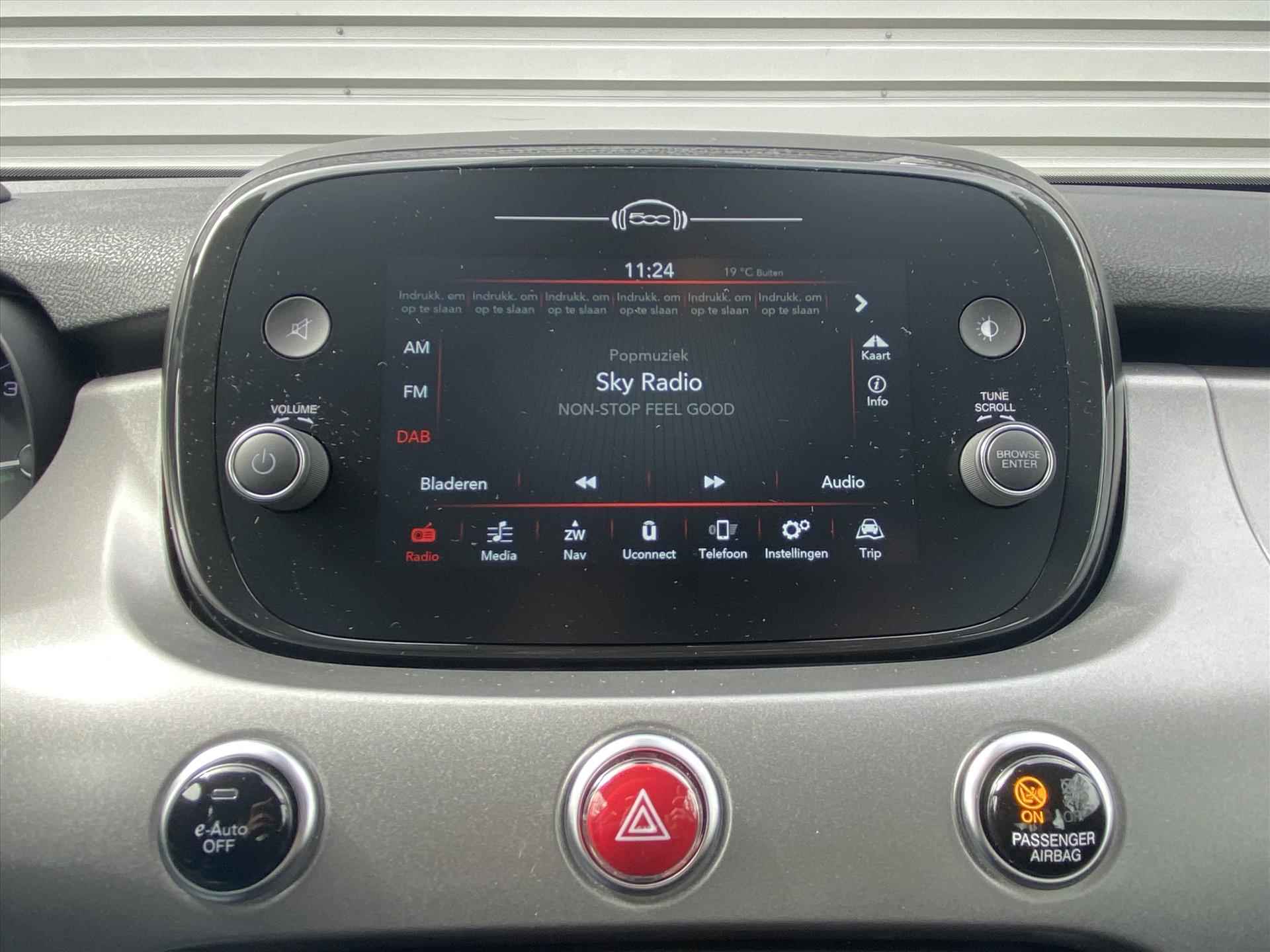 FIAT 500X 1.5 Hybrid 130pk DCT Sport | Navi | Carplay | 18 - 16/28