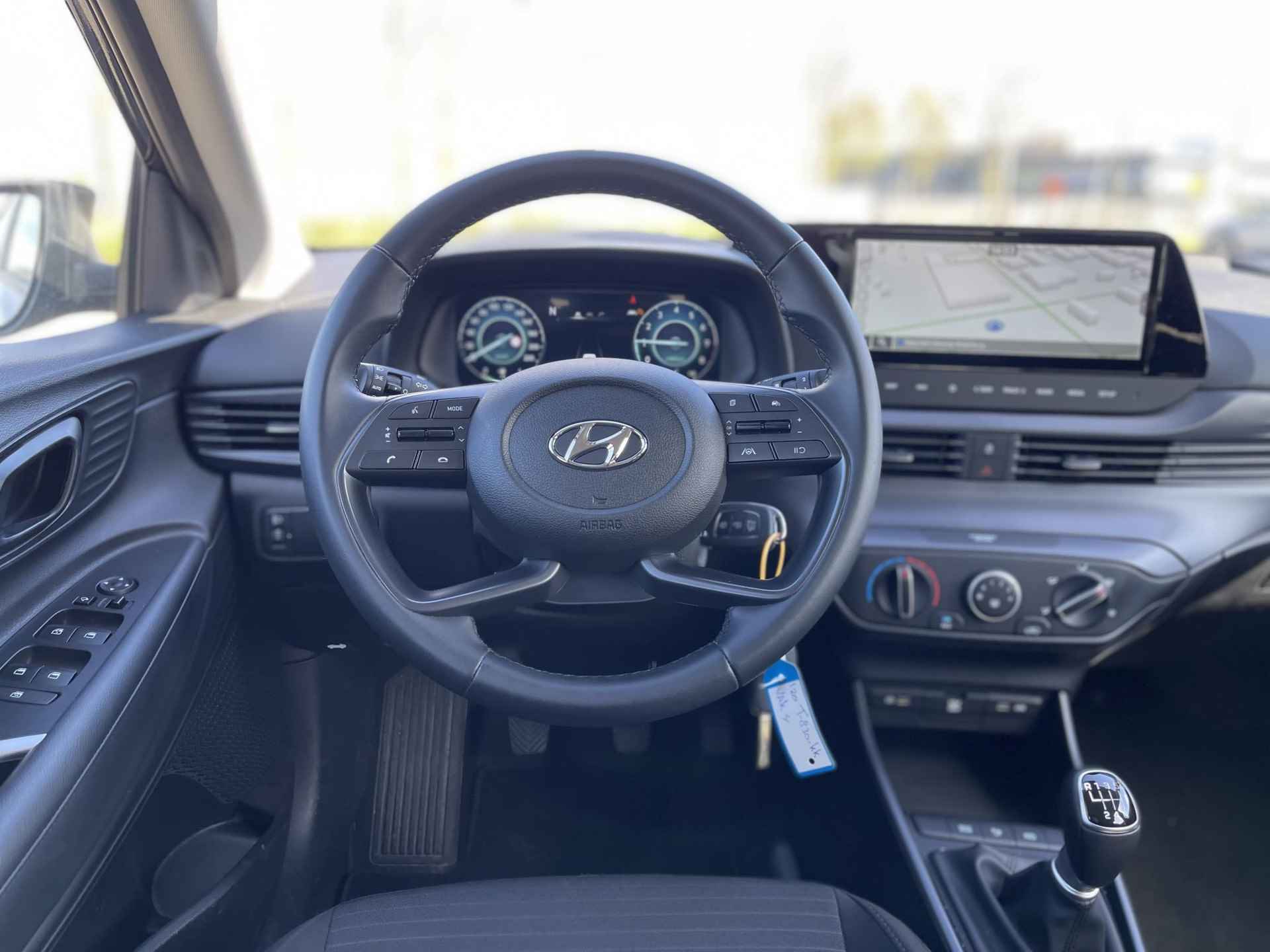 Hyundai i20 1.0 T-GDI Comfort Smart | Navigatie | Camera | Apple Carplay/Android Auto | Cruise Control | Park. Sensor | Dodehoek | Rijklaarprijs! - 14/25