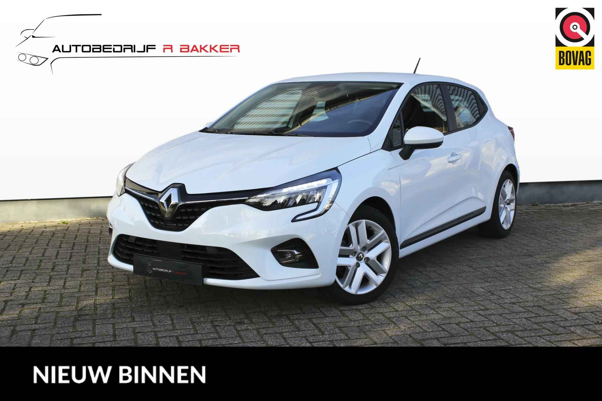 Renault Clio 1.6 E-Tech Hybrid 140 Business Zen // 12-2021 - Pearl White - Navigatie - Stoelverwarming - CarPlay & Android Auto - 1/24