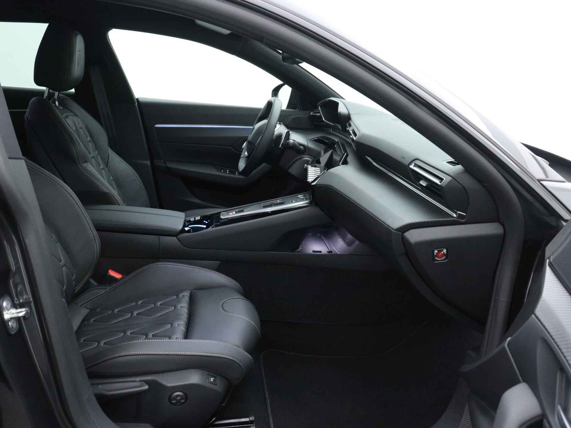 Peugeot 508 SW HYbrid Allure Pack Business 225pk Automaat | Navigatie | Lederen Bekleding | Elektrisch Bedienbare Achterklep | Dodehoek Detectie | Adaptieve Cruise Control - 22/35