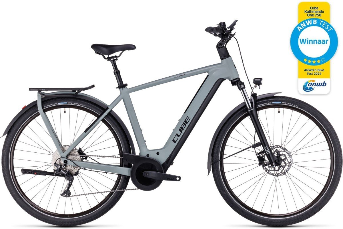 CUBE KATHMANDU HYBRID Heren Swampgrey/black L 58cm L 2024