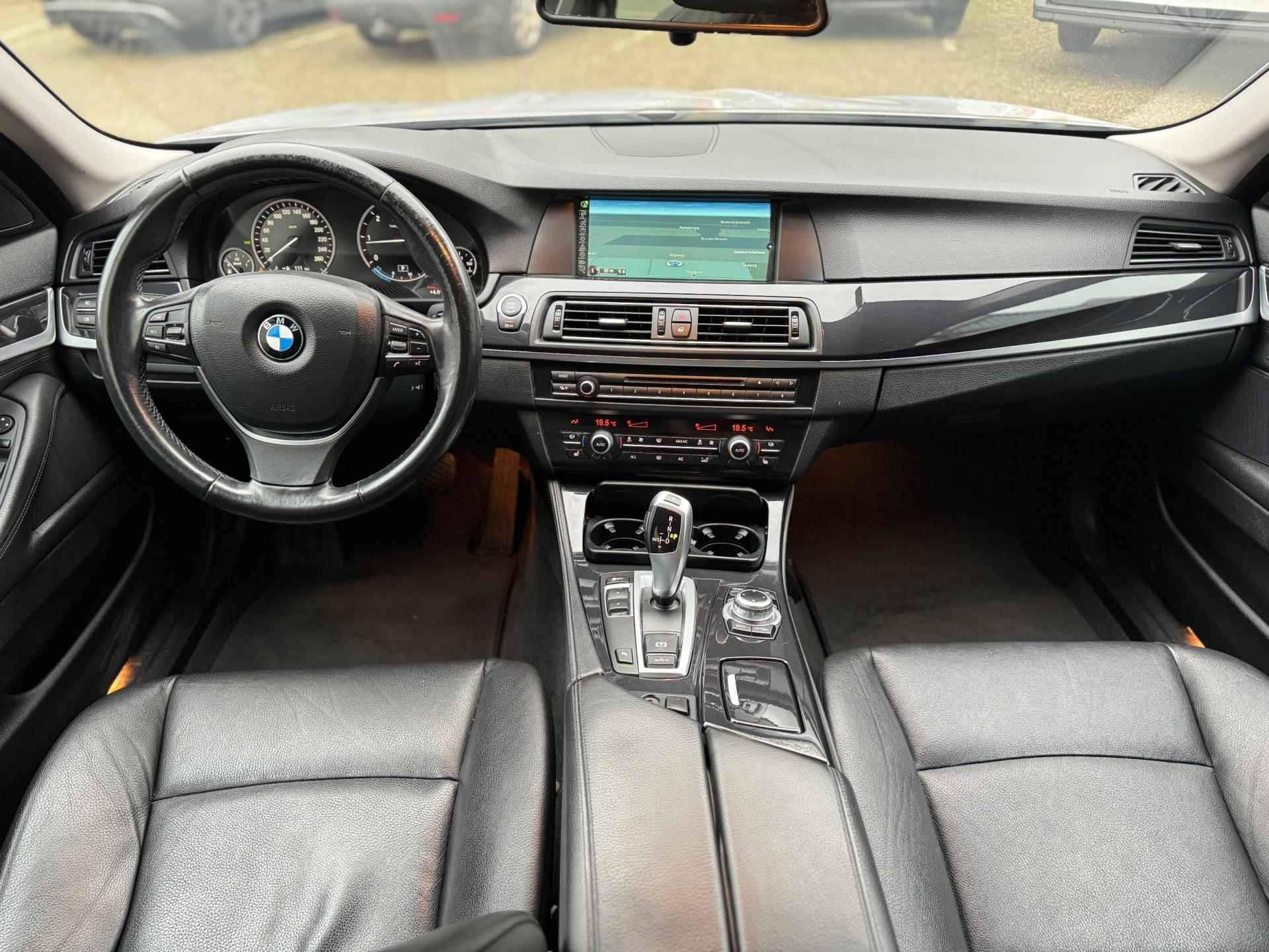 BMW 5-serie 520d Executive|Automaat|Stoel VW|Headup|Navi|Alpina velgen|Leder|Topstaat|Volledige onderhoudshistorie|Bluetooth|APK - 8/44