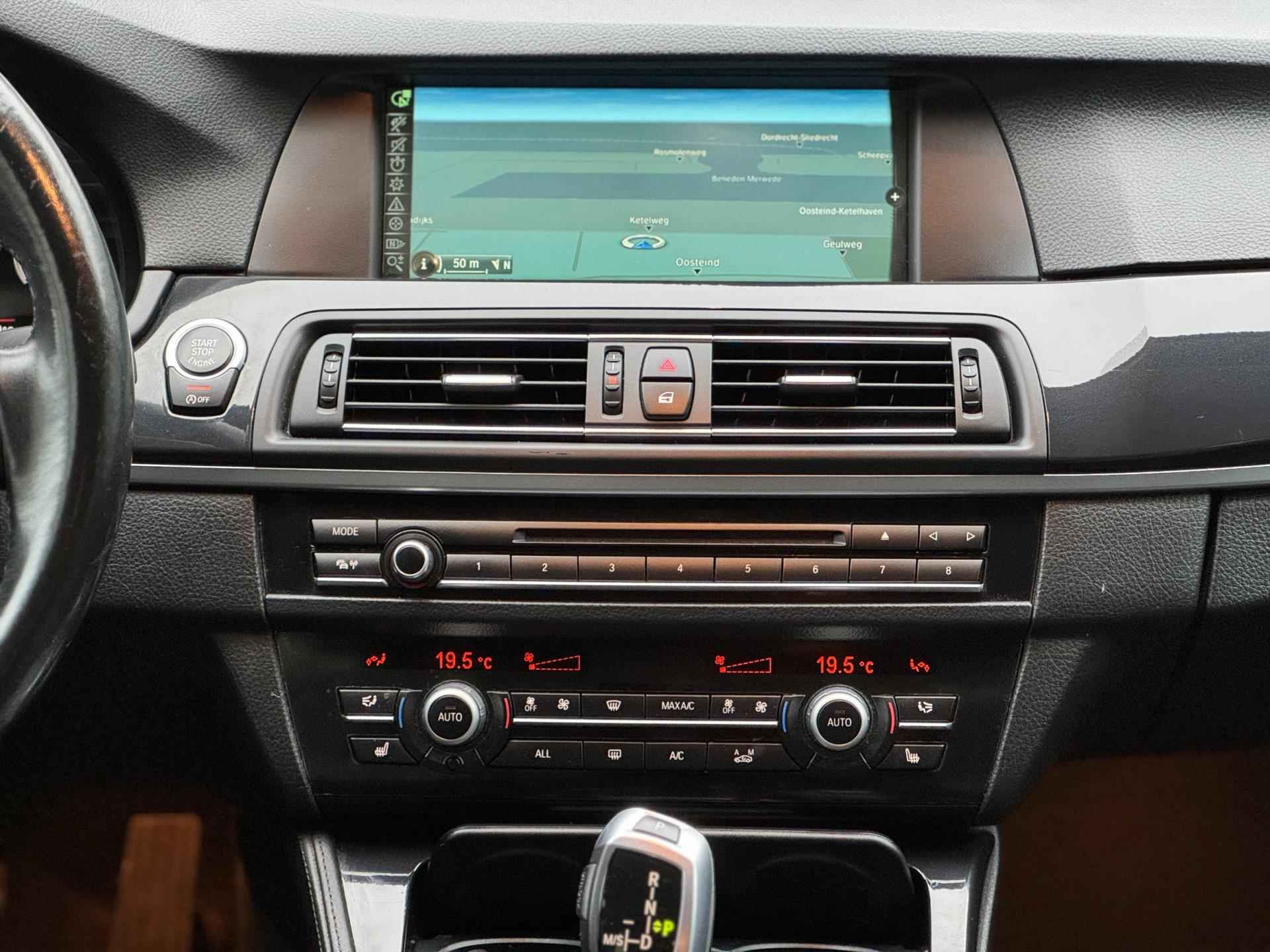 BMW 5-serie 520d Executive|Automaat|Stoel VW|Headup|Navi|Alpina velgen|Leder|Topstaat|Volledige onderhoudshistorie|Bluetooth|APK - 9/44