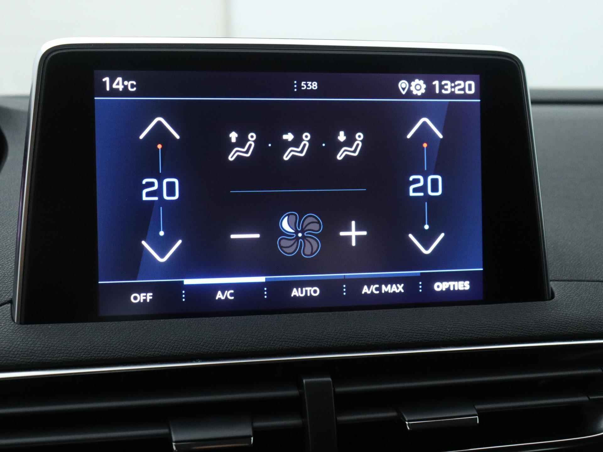 Peugeot 5008 Active  130pk Automaat | Navigatie Via AppleCarPlay/AndroidAuto | Trekhaak | Camera | Voorstoelen Verwarmd | Climate Control - 31/39