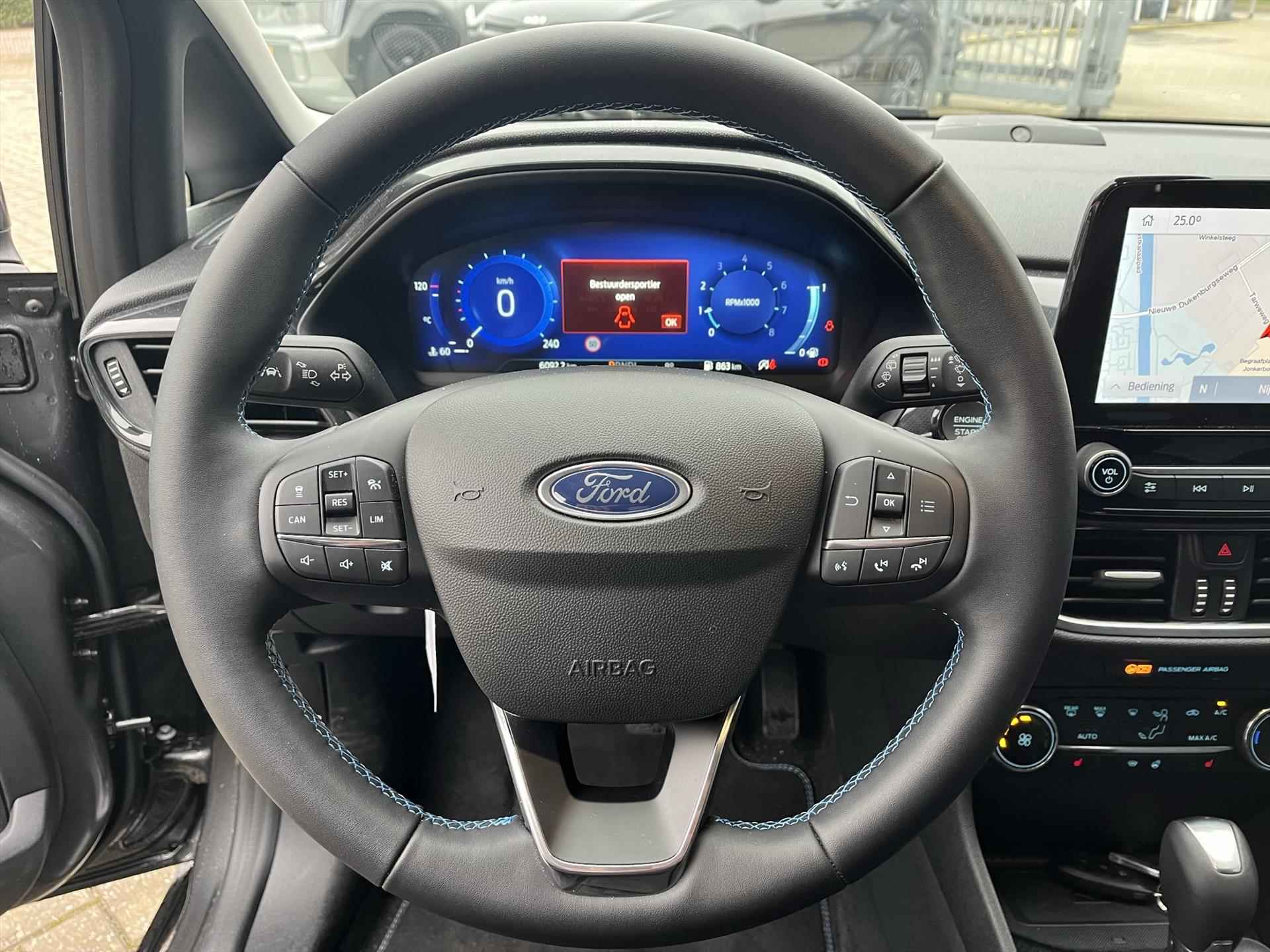 FORD Fiesta 1.0 EcoBoost Hybrid 125pk Active X | AUTOMAAT | B&O | Apple Carplay & Android Auto | Stoelverwarming | Camera achter - 13/34