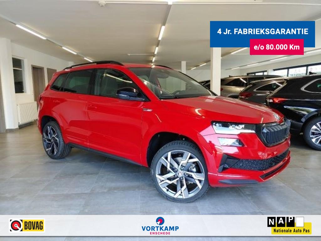 SKODA Karoq 1.5 TSI DSG SPORTLINE PANO-DAK/TREKHAAK/CAMERA/NAVI/STOELVERW