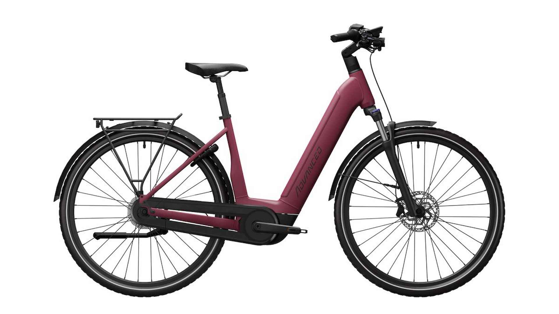 Advanced Ebike Das Original TOUR Pro Wave 50 / Chrushed Berry / 50Nm / 500Wh Dames Chrushed Berry 50cm 2024 - 1/1