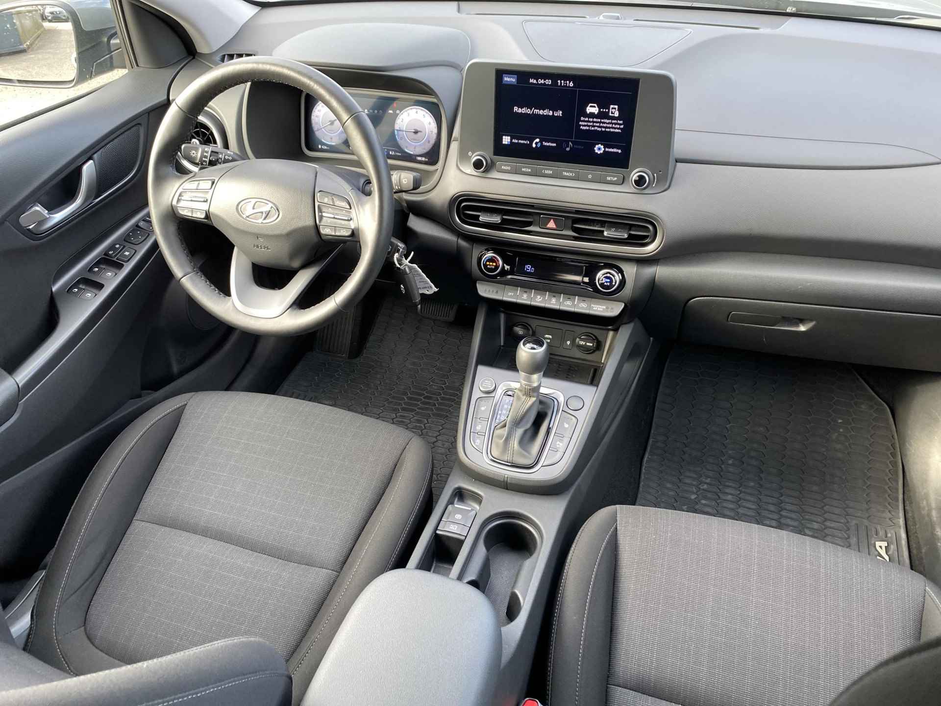 Hyundai Kona 1.0 T-GDI Automaat DCT Comfort || Apple & Android Multimedia | Camera | Climate control | Stoel & Stuurverwarming | Fabrieksgarantie tot 03-2028 || - 9/34