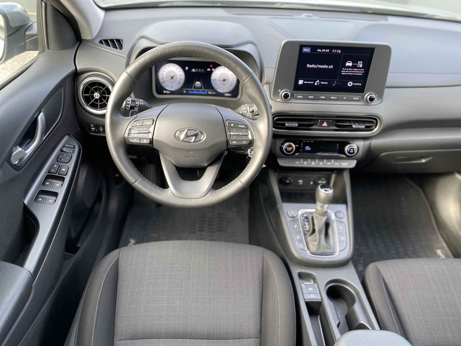Hyundai Kona 1.0 T-GDI Automaat DCT Comfort || Apple & Android Multimedia | Camera | Climate control | Stoel & Stuurverwarming | Fabrieksgarantie tot 03-2028 || - 10/34