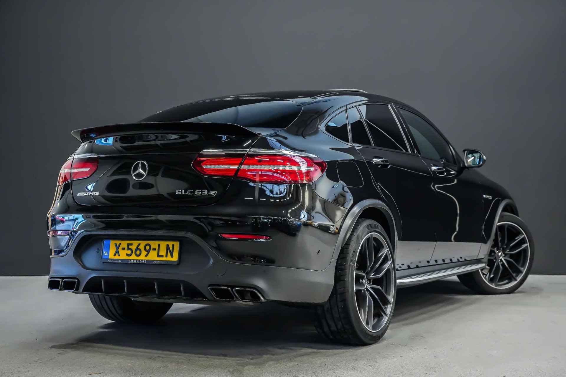 Mercedes-Benz GLC-klasse Coupé 63S AMG 510pk 4MATIC+ |carbon interieur|sportuitlaat|Burmester|schuif/kantel dak|360 camera|HUD|elk. stoel + memory|elk. achterklep|stoel ventilatie + verwarming| - 2/50