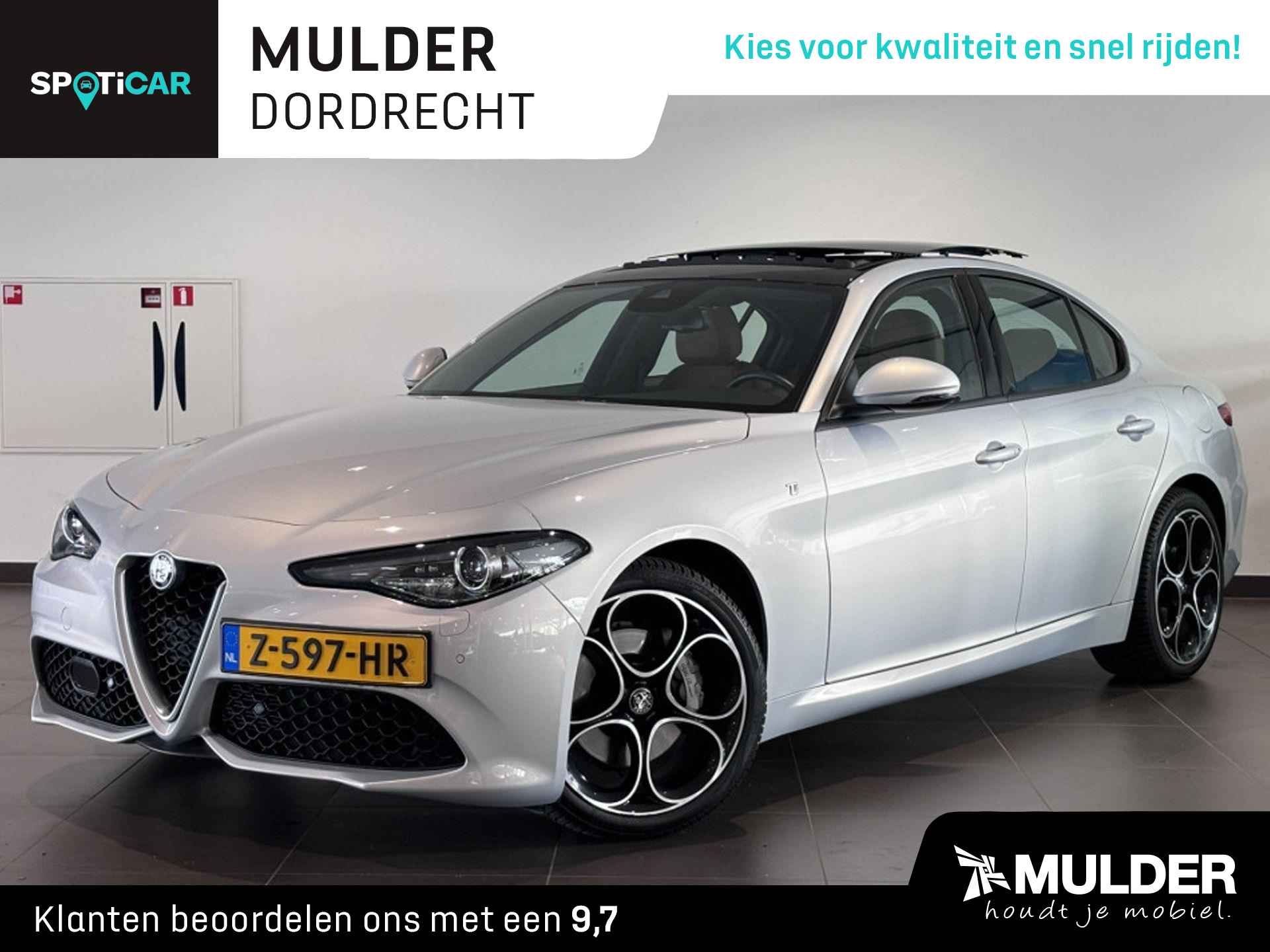 Alfa Romeo Giulia Veloce Ti 2.0 TURBO 280pk AWD AUTOMAAT | COGNAC LEDER | SCHUIF/KANTELDAK | NAVI | CAMERA | 19" LM-VELGEN - 1/75