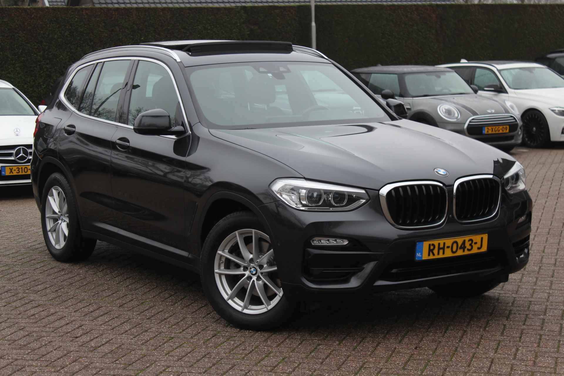 BMW X3 xDrive20d High Exe. / Trekhaak / Panoramadak / Camera / Leder / 18'' / Navigatie / Stoelverwarming / Cruise Control - 39/40