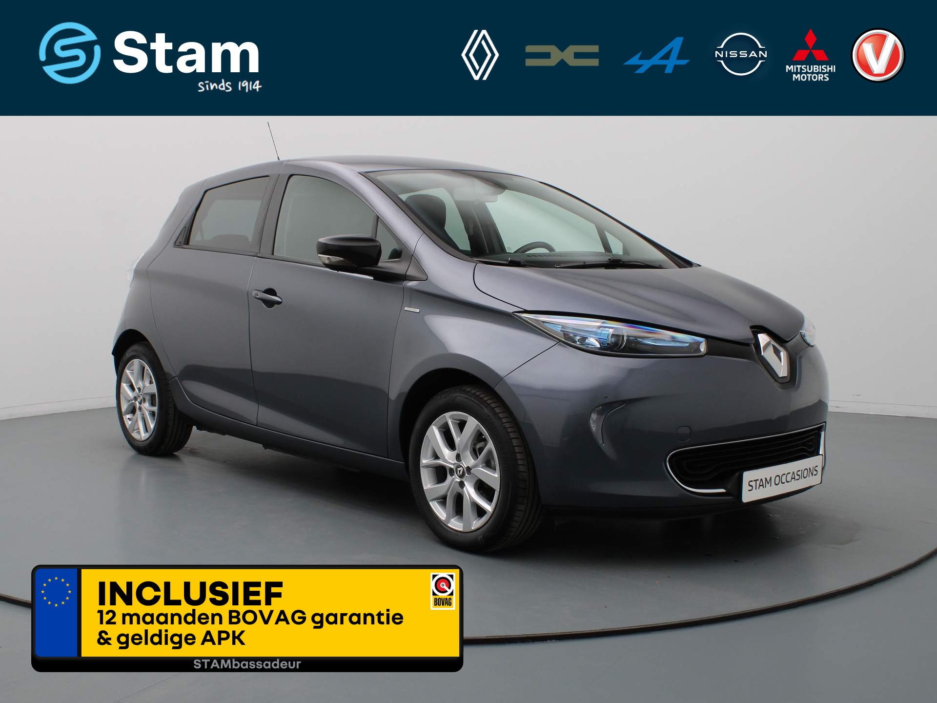 Renault ZOE R110 Limited 41 kWh HUURBATTERIJ Climate Control | Navig | 16" lm velgen