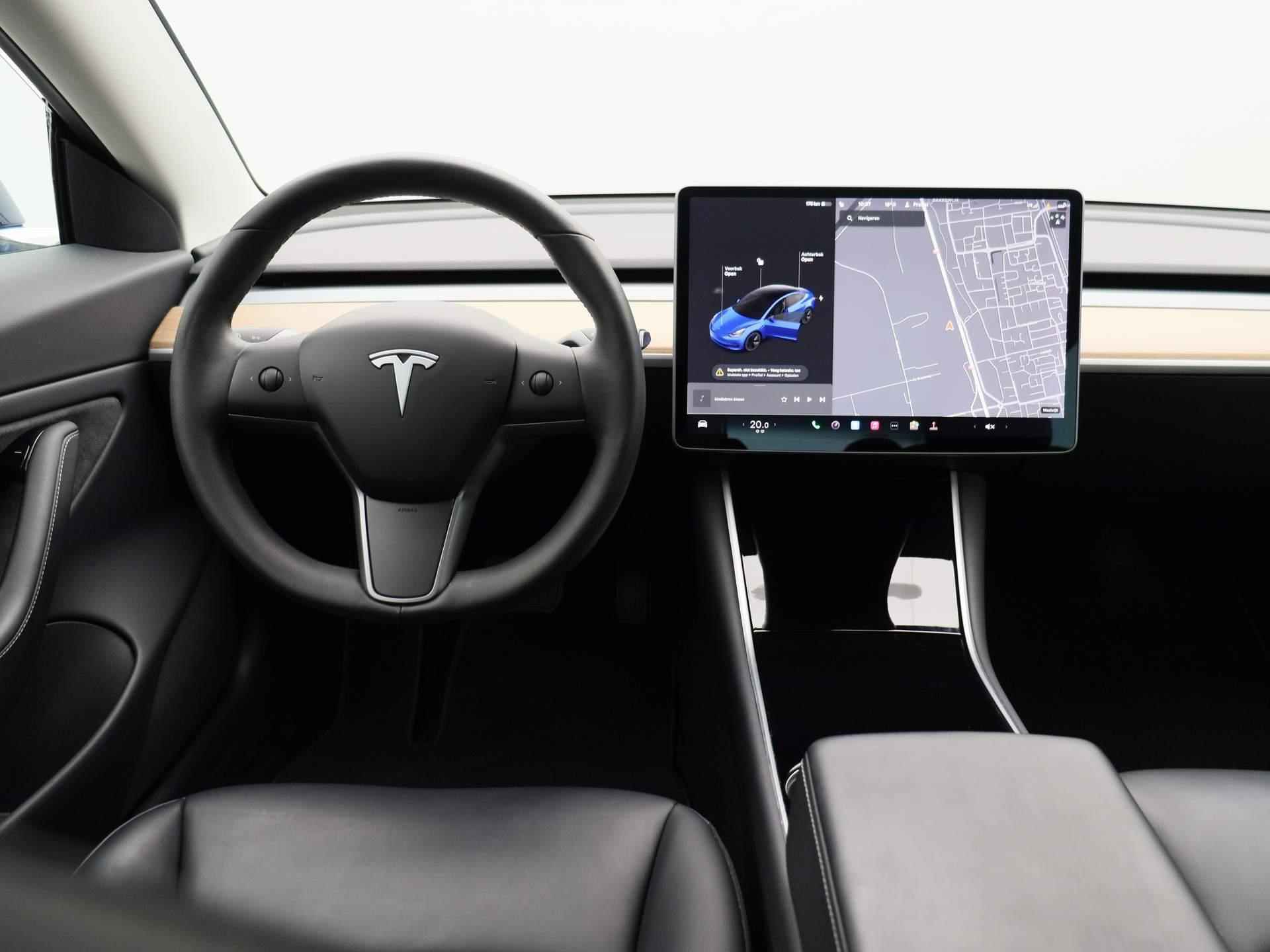 Tesla Model 3 Long Range 75 kWh 350pk | Leder | Stoelverwarming | Navigatie | Panoramadak | LMV | Parkeersensoren rondom | LED | Achteruitrijcamera | - 7/43