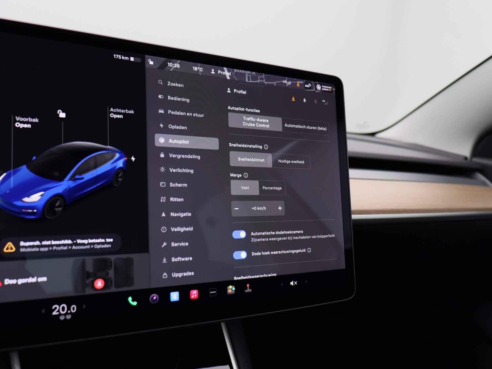 Tesla Model 3 Long Range 75 kWh 350pk | Leder | Stoelverwarming | Navigatie | Panoramadak | LMV | Parkeersensoren rondom | LED | Achteruitrijcamera | - 27/43
