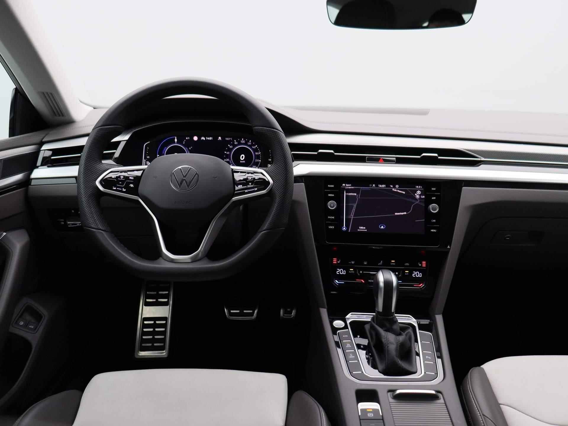Volkswagen Arteon 1.4 TSI eHybrid Elegance | Automaat | Leder | Navigatie | Climate control | Parkeer sensoren | LMV | LED | Stoel verwarming | Apple carplay | DAB - 7/43