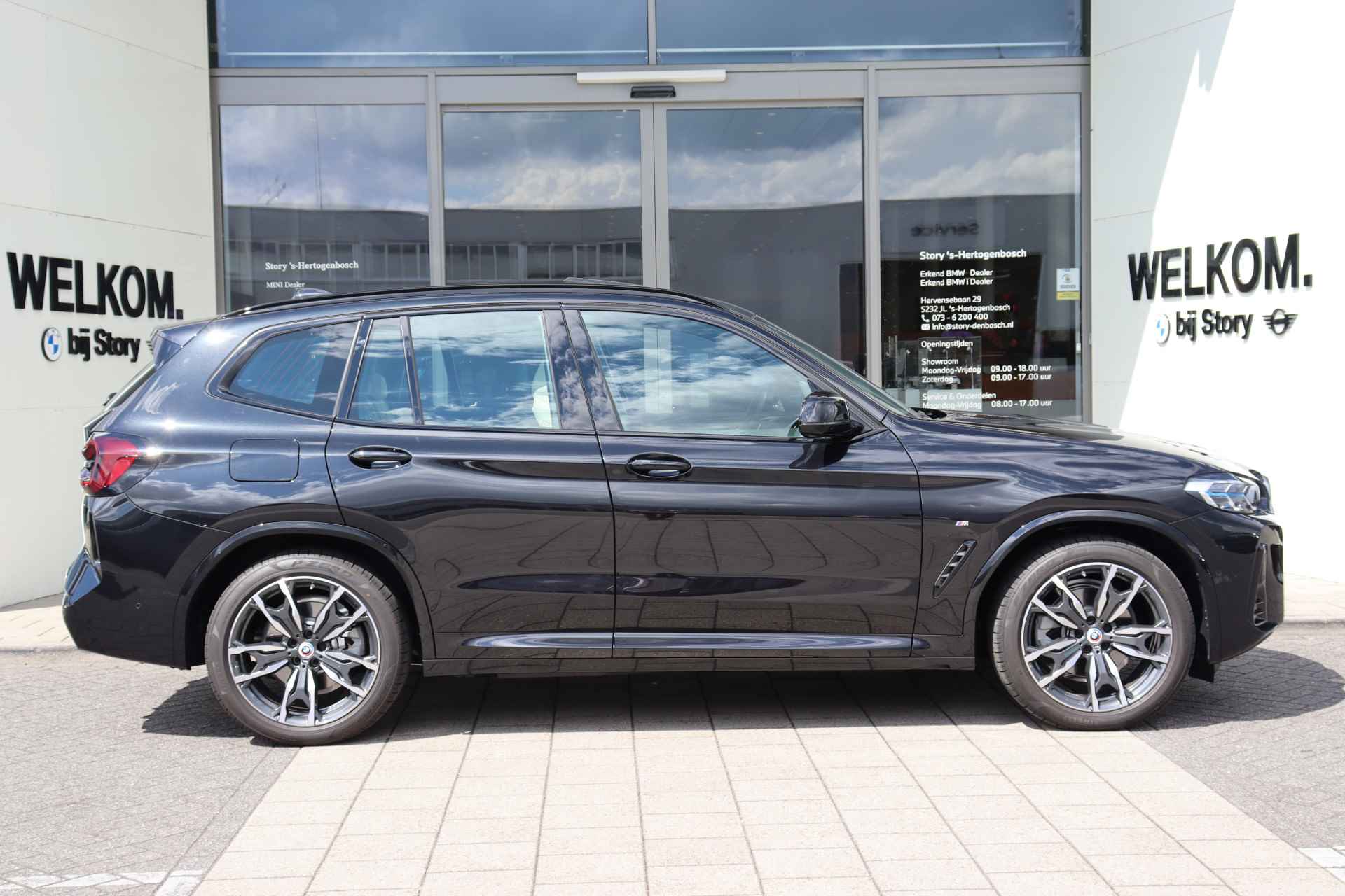 BMW X3 xDrive20d High Executive M Sport Automaat / BMW M 50 Jahre uitvoering / Panoramadak / Trekhaak / Laserlight / Sportstoelen / Parking Assistant / Leder - 10/28
