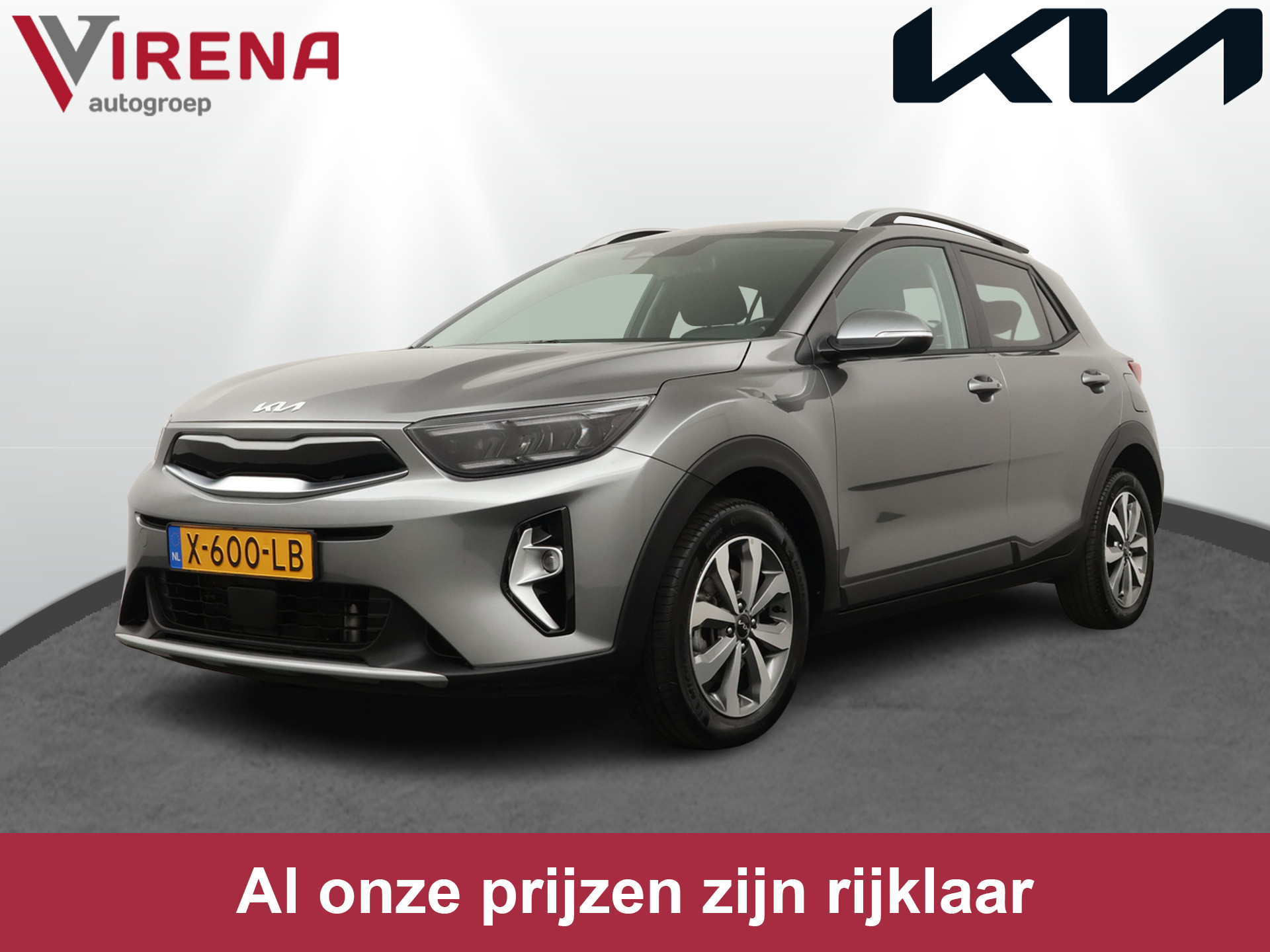 Kia Stonic 1.0 T-GDi MHEV DynamicPlusLine - Navigatie - Climate Control - Keyless Entry - Apple Carplay/Android Auto - Fabrieksgarantie tot 12-2030