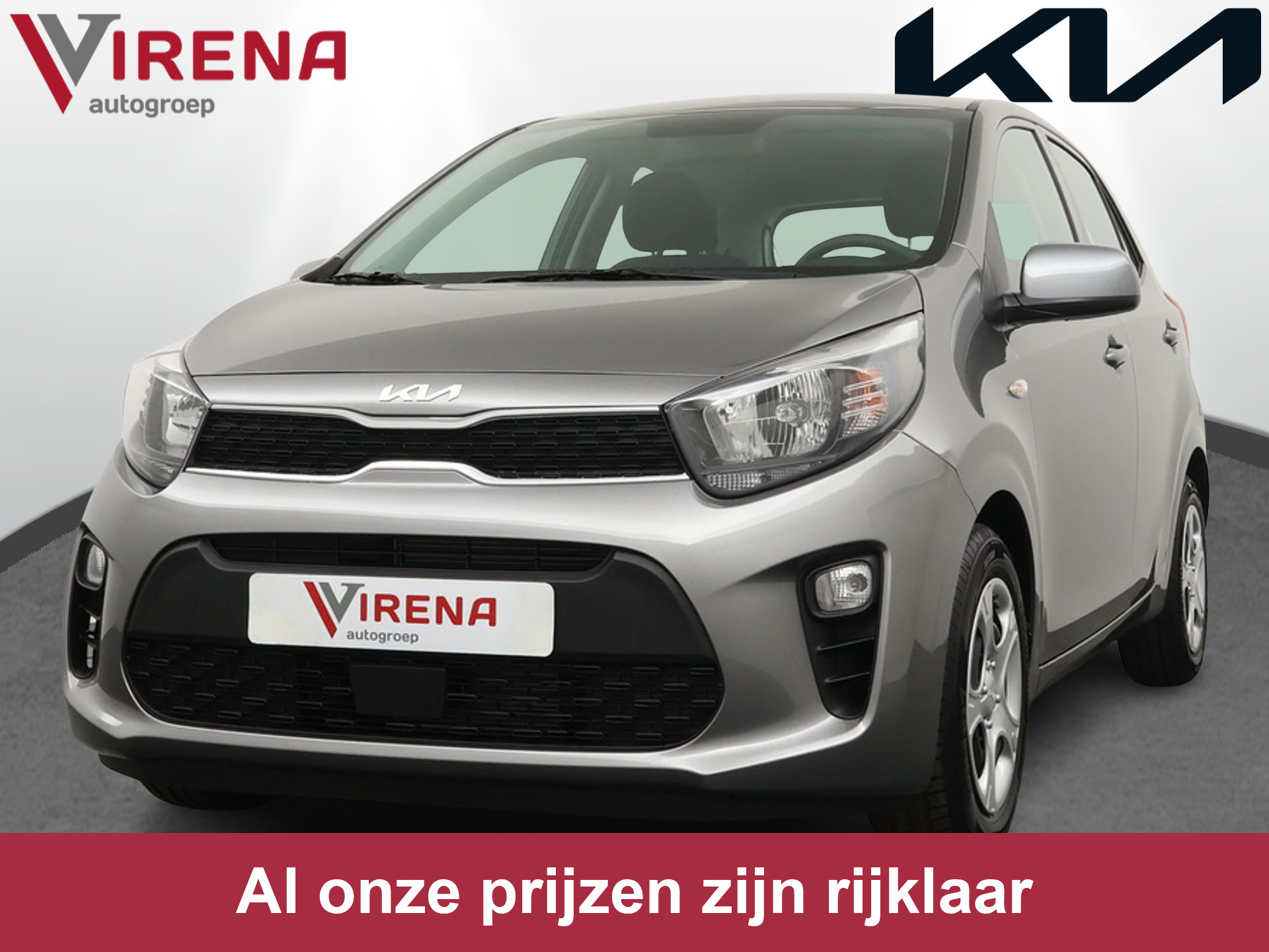 Kia Picanto 1.0 DPi ComfortLine - Radio - Cruise Control - Bluetooth - Airco - Fabriekgarantie Tot 2031