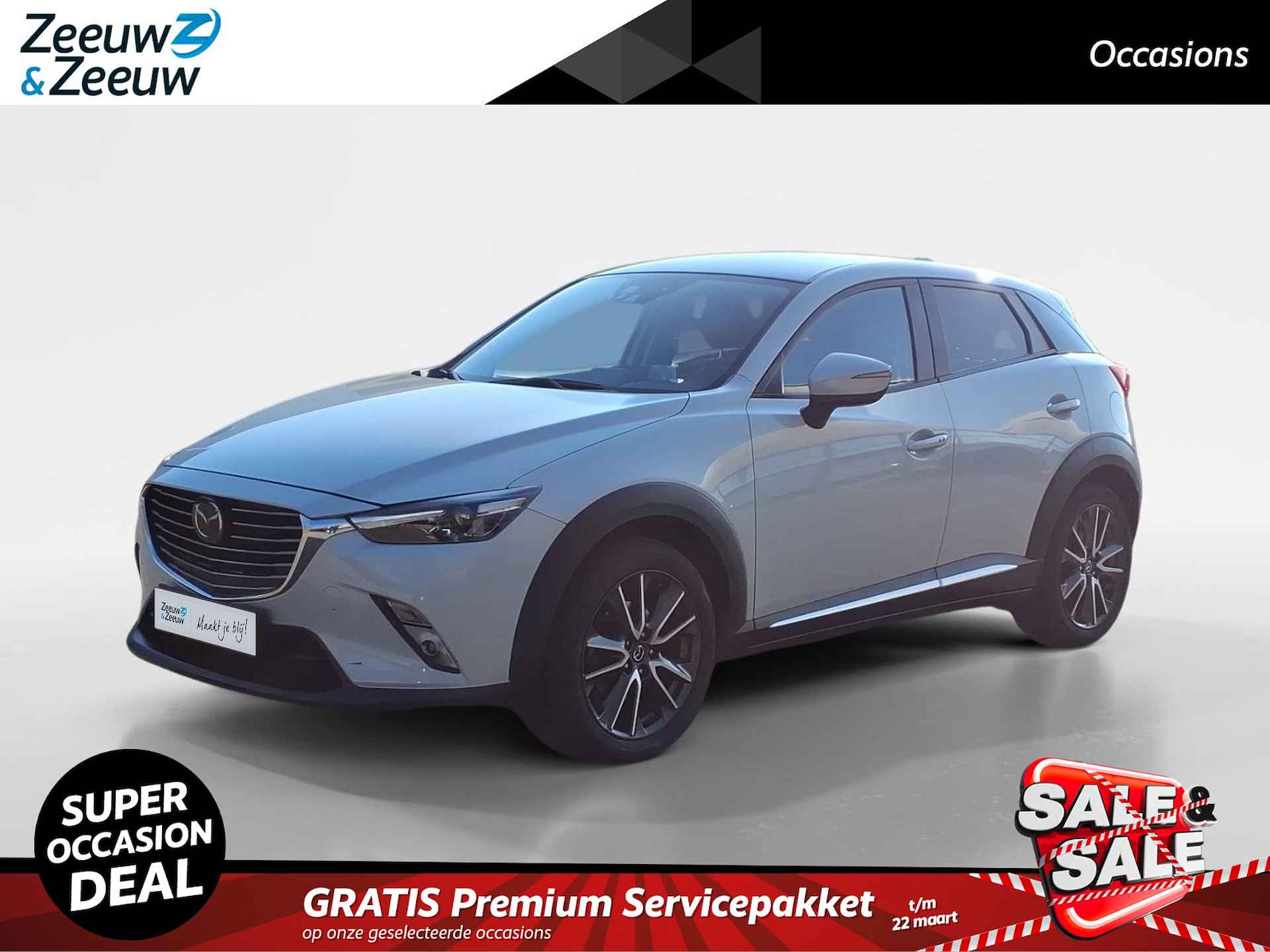 Mazda CX-3 2.0 SkyActiv-G 120 GT-M Trekhaak| Navigatie | lederenbekledig | premium Audio